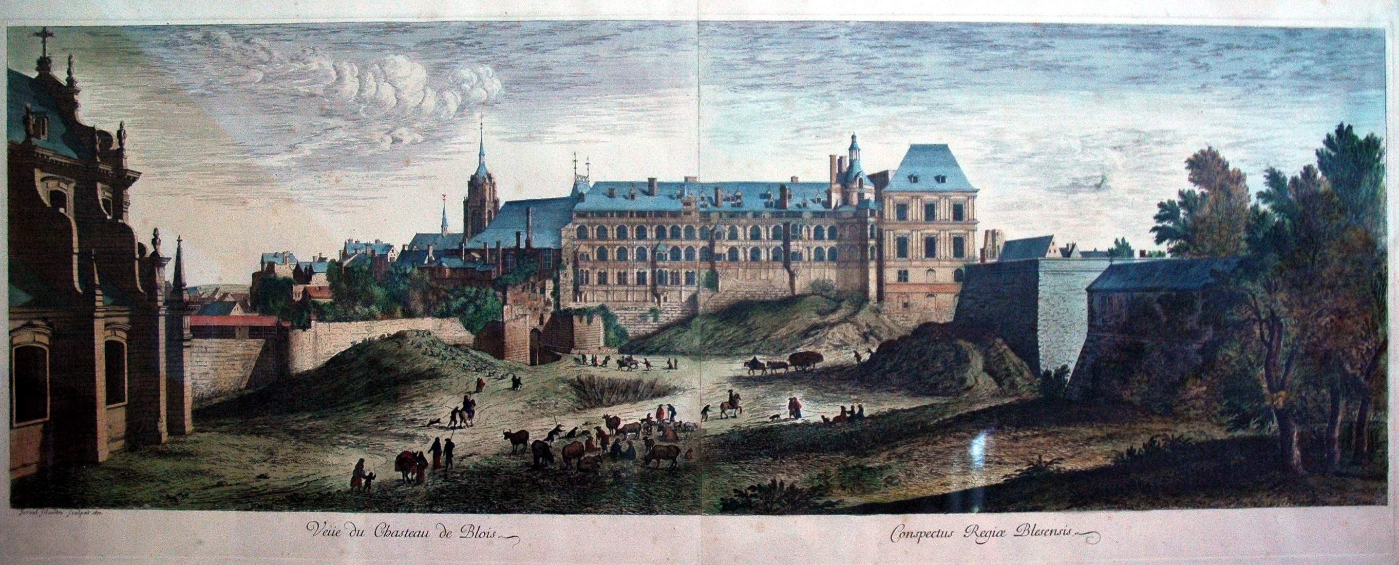 Israël Silvestre : Veuë du Chasteau de Blois.