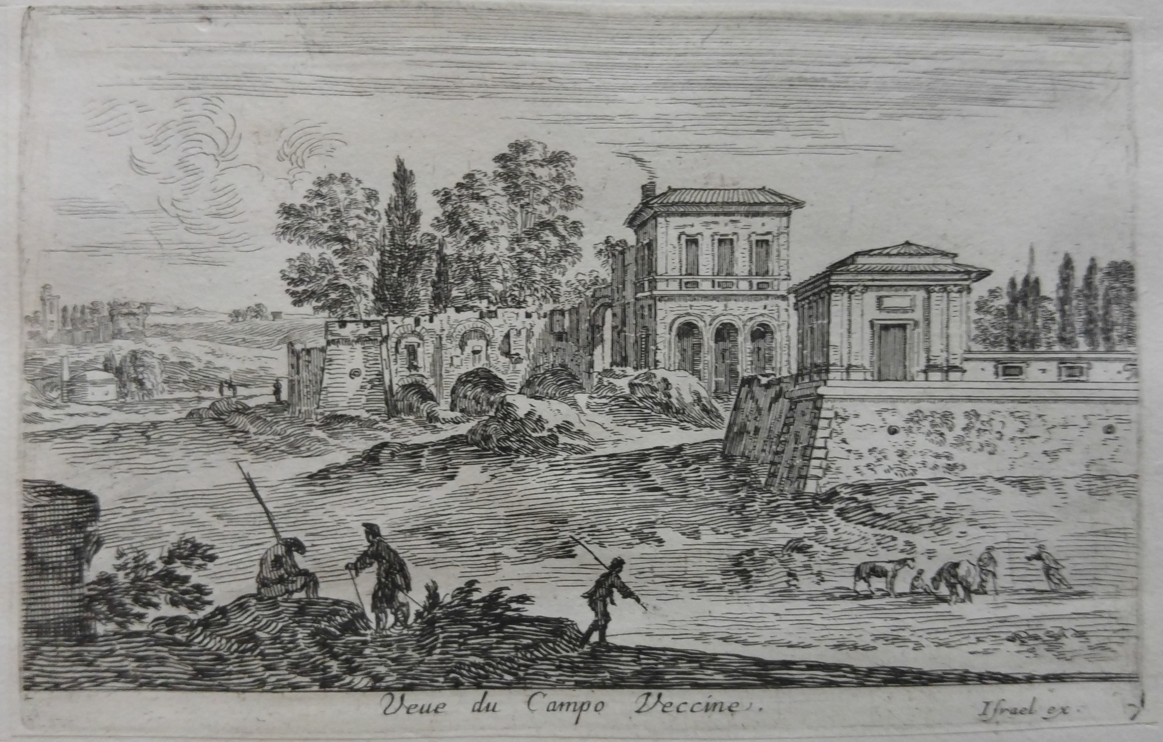 Israël Silvestre : Veue du Campo Veccine.