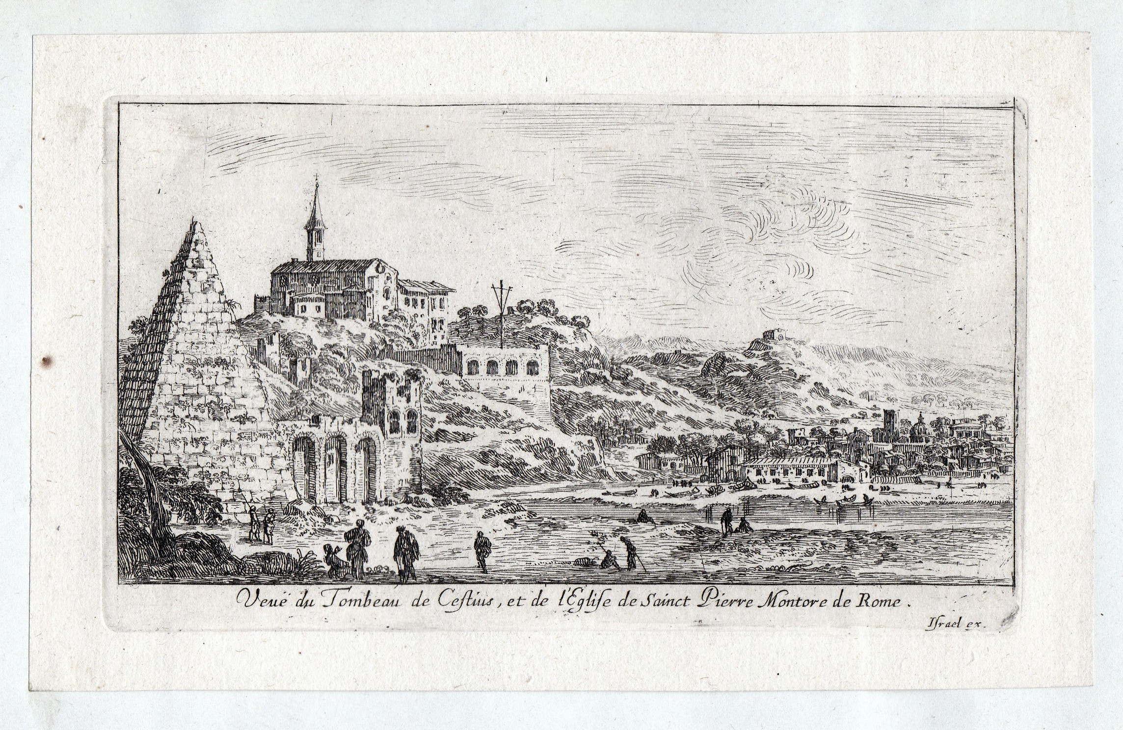 Israël Silvestre : Veuë du Tombeau de Cestius et de l