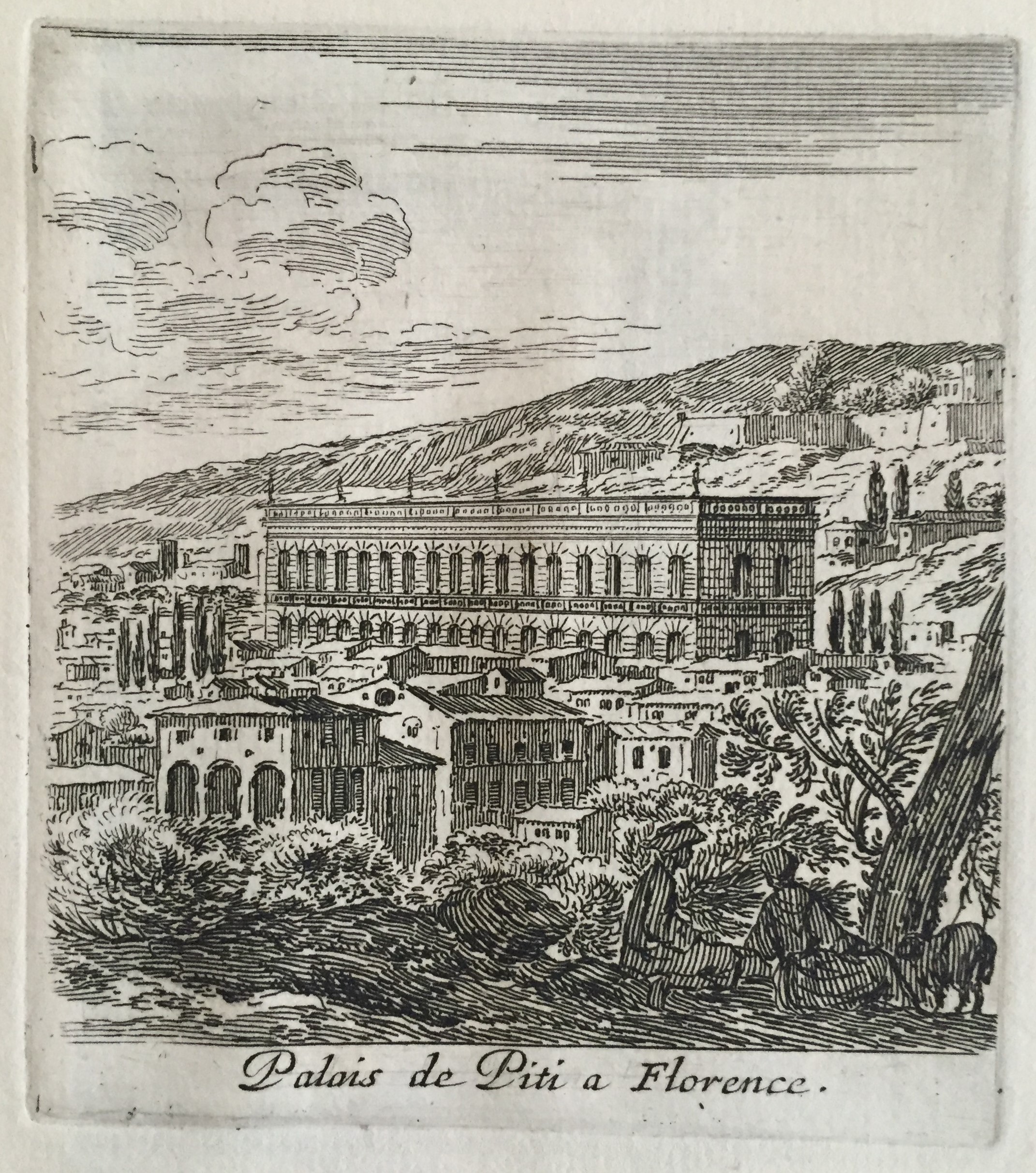Israël Silvestre : Palais de Piti a Florence.