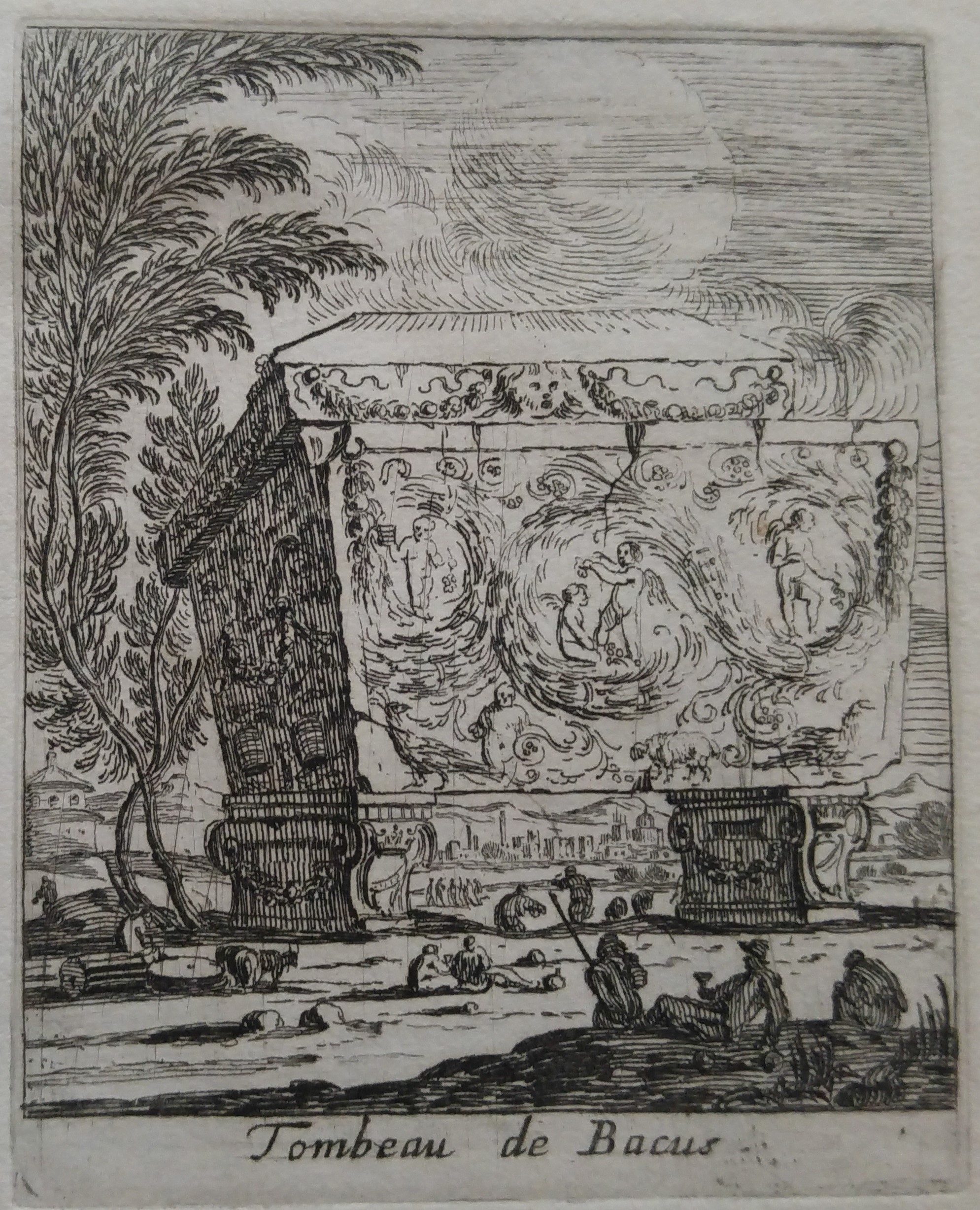 Israël Silvestre : Tombeau de Bacus. (Il se trouve dans l