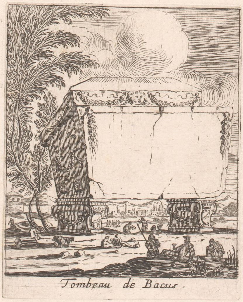 Israël Silvestre : Tombeau de Bacus