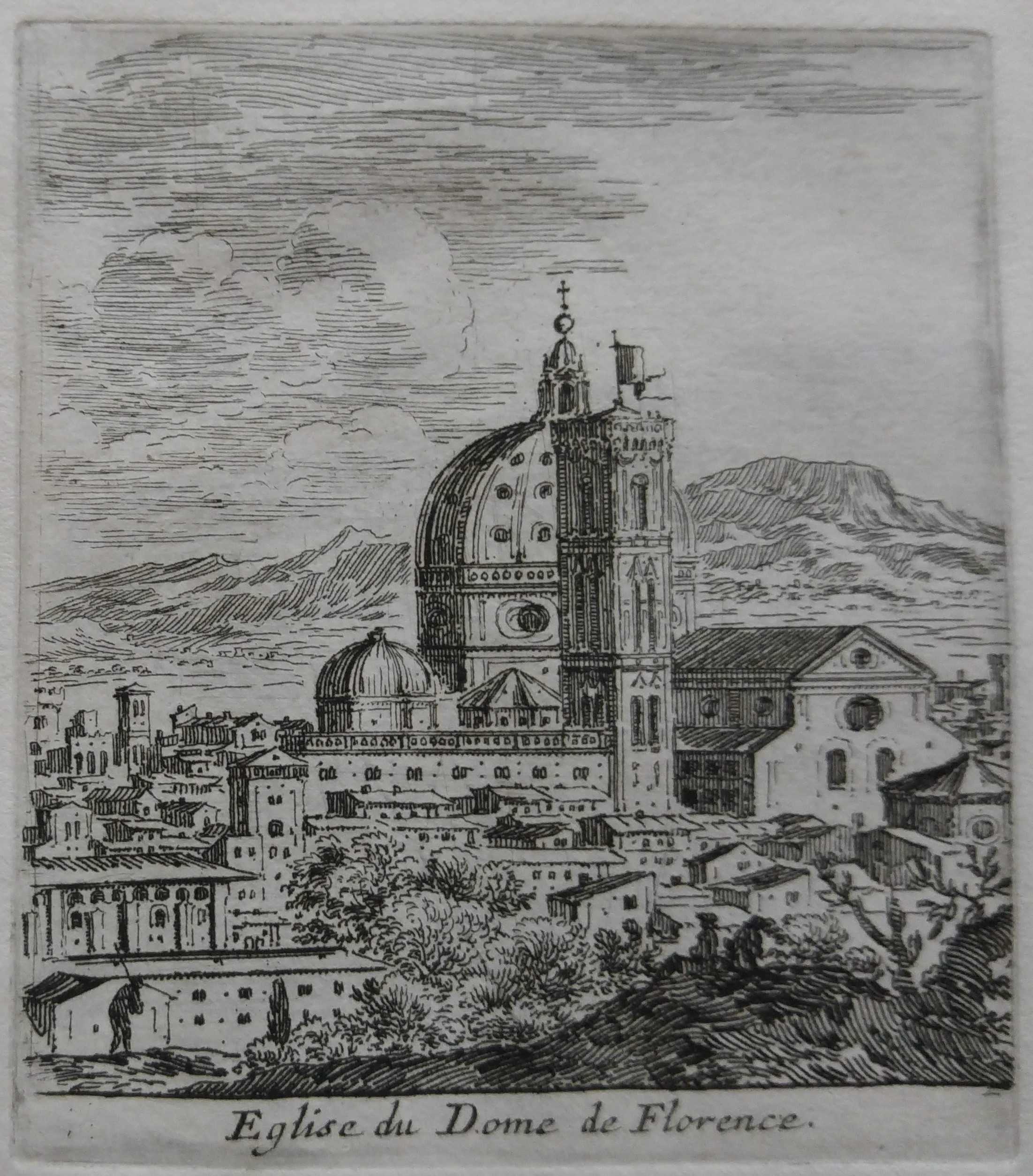Israël Silvestre : Eglise du Dome de Florence. (Eglise de Ste Marie delle flore.)