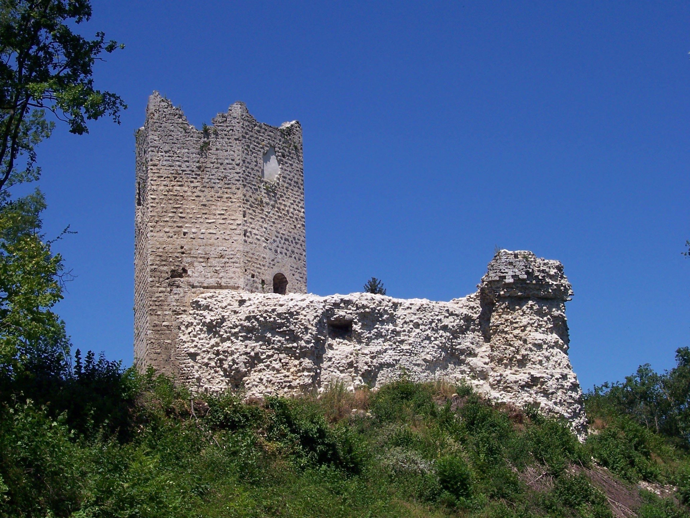 Israël Silvestre : La Tour de Clermont en Dauphine apartenant a Monsieur le Comte de Tonnerre.