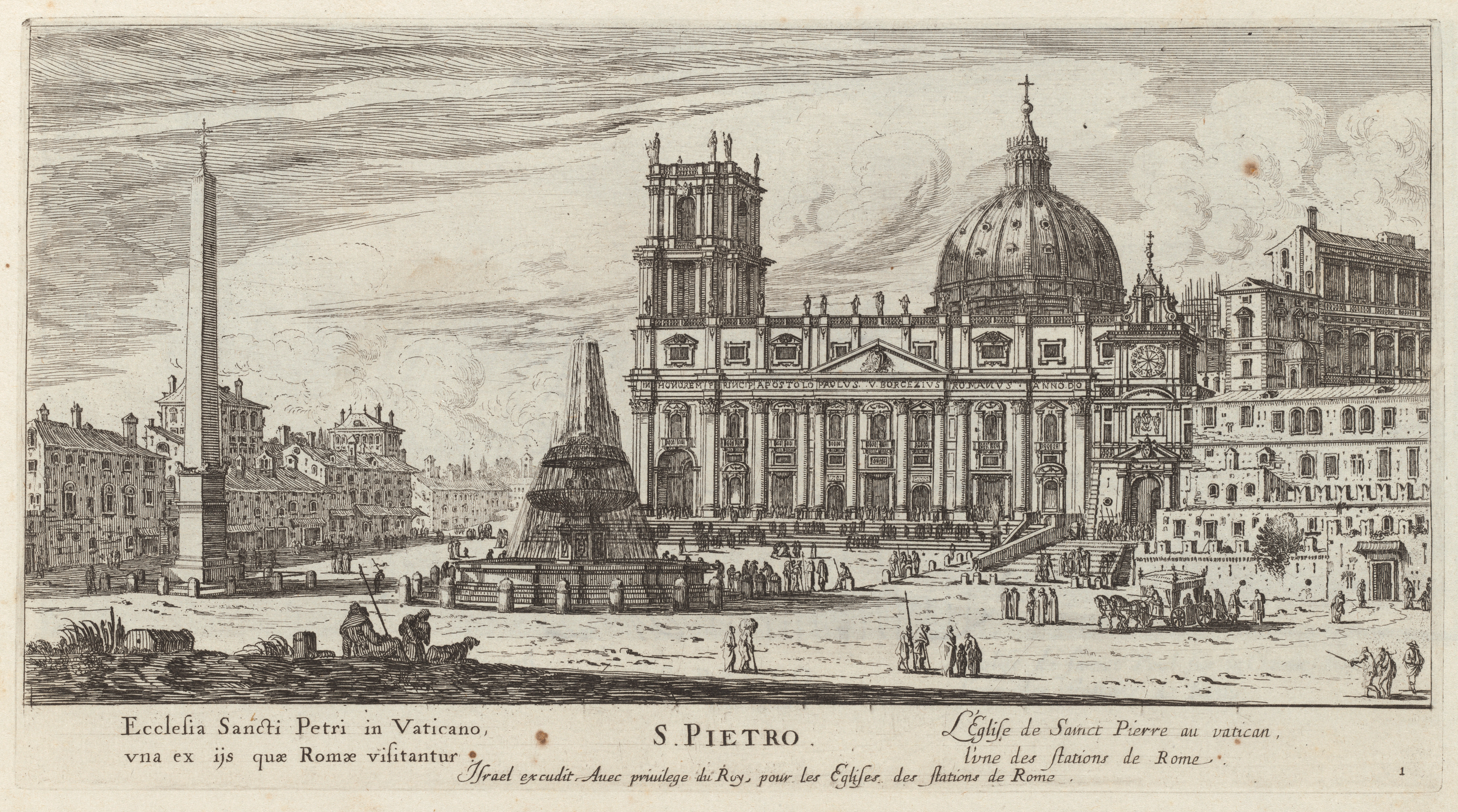 Israël Silvestre : S. Pietro.
