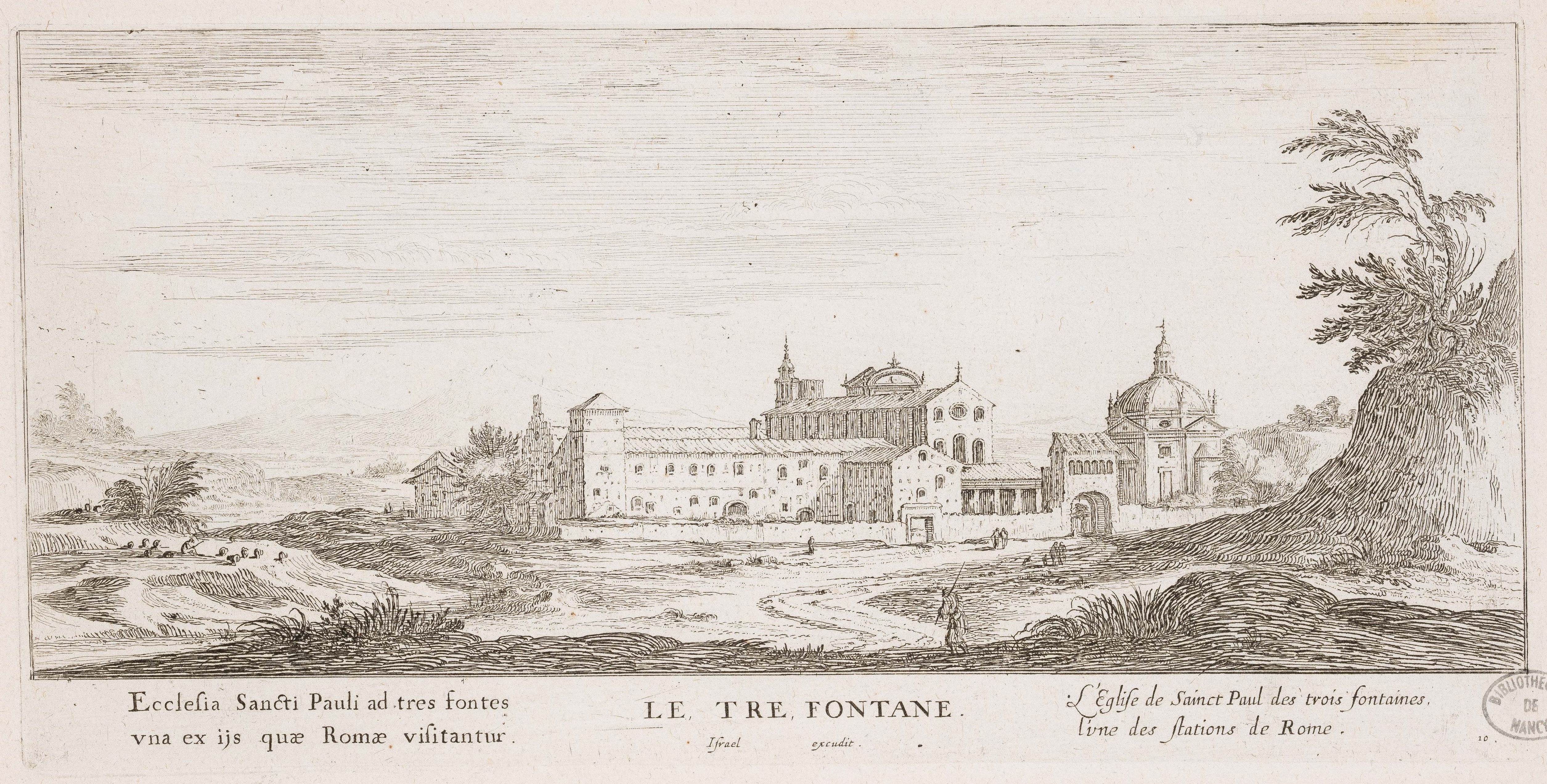 Israël Silvestre : Le Tre Fontane.
