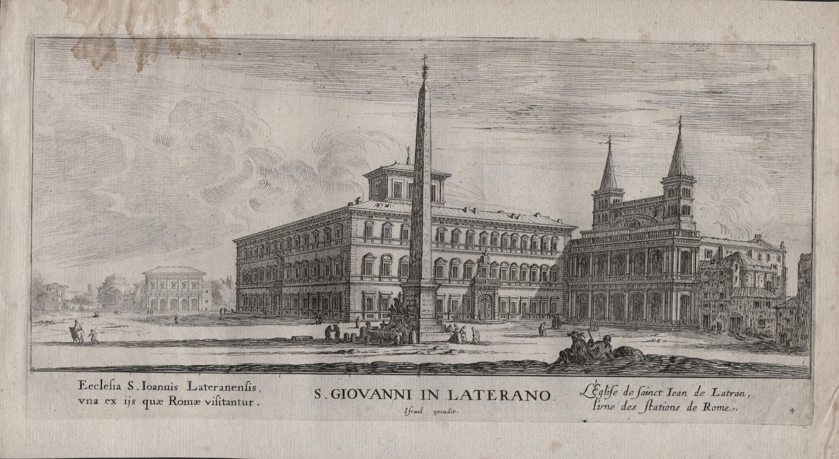 Israël Silvestre : S. Giovanni in Laterano.