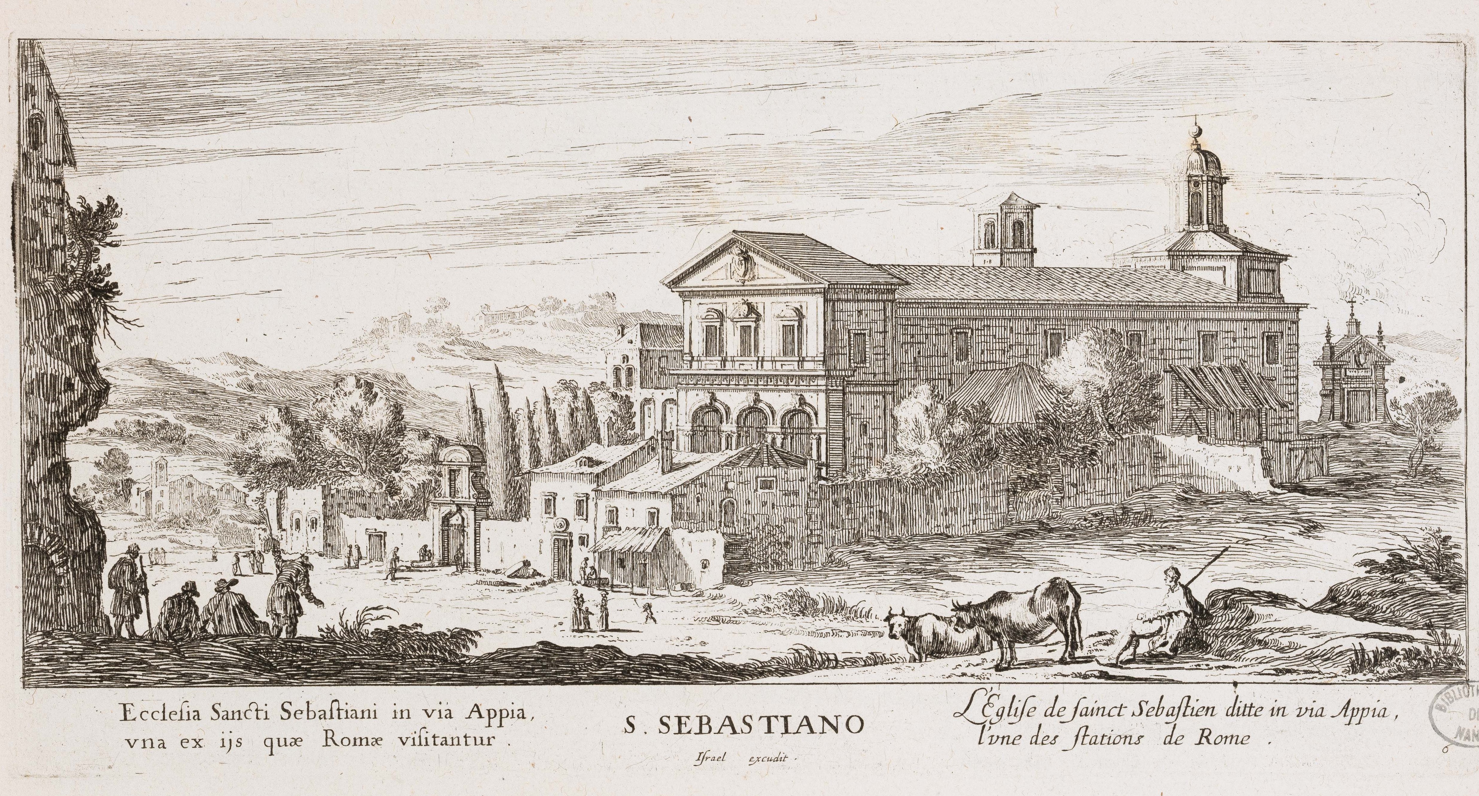 Israël Silvestre : S. Sebastiano.