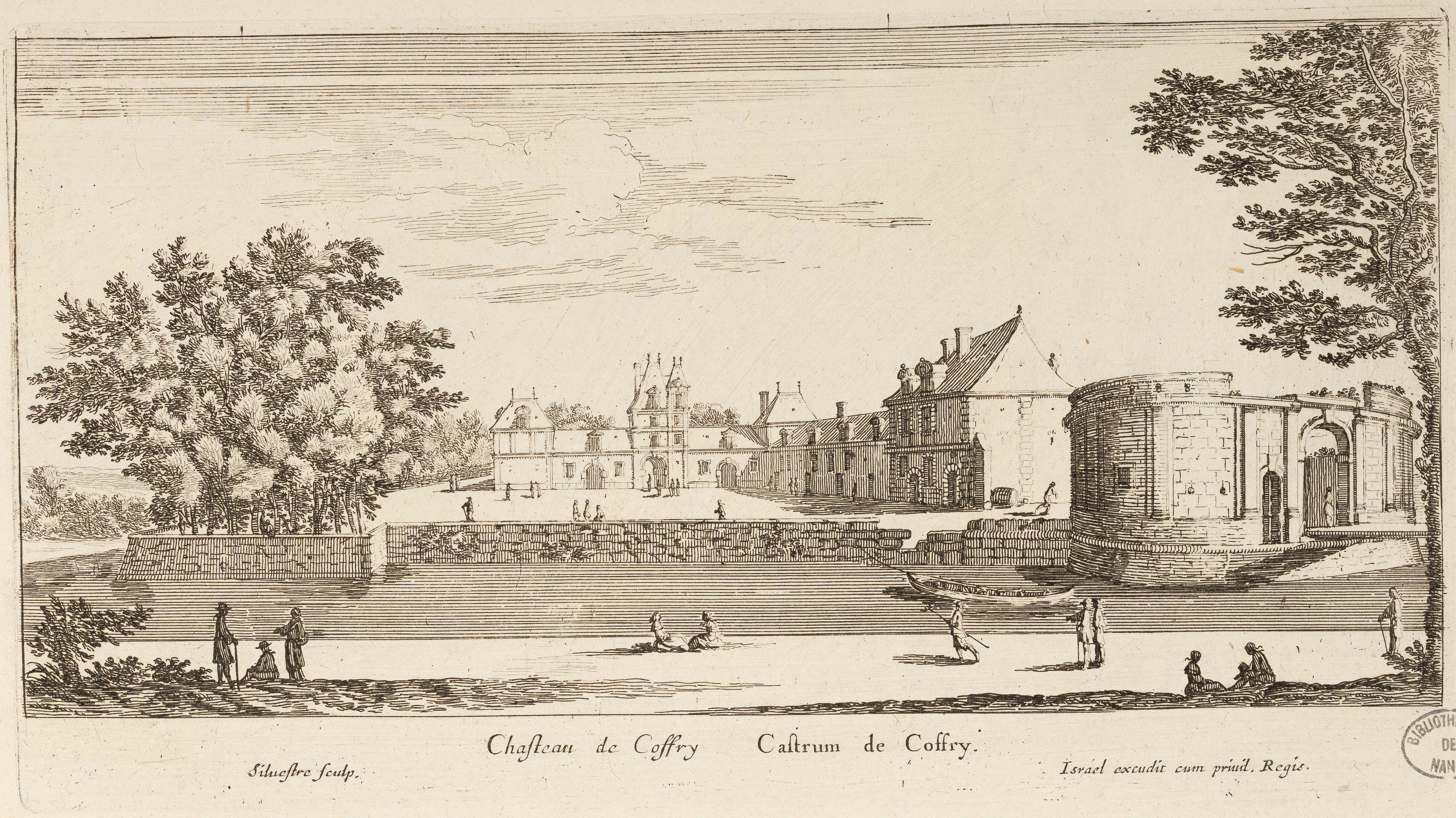 Israël Silvestre : Chasteau de Coffry (près de Liencourt).