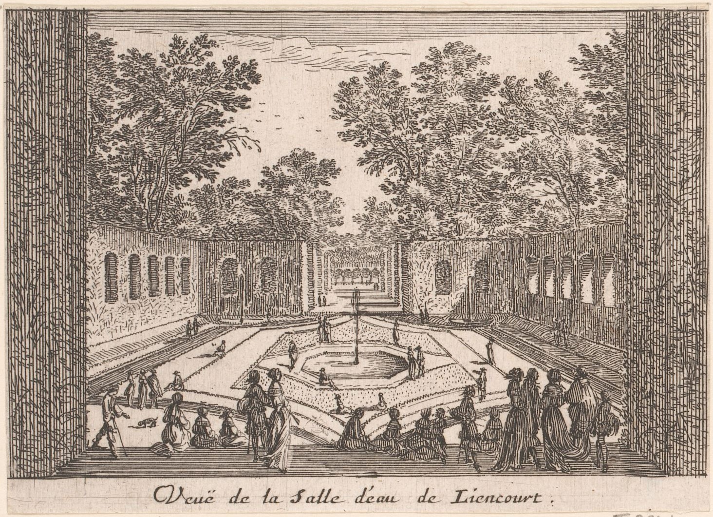 Israël Silvestre : Veuë de la Salle d