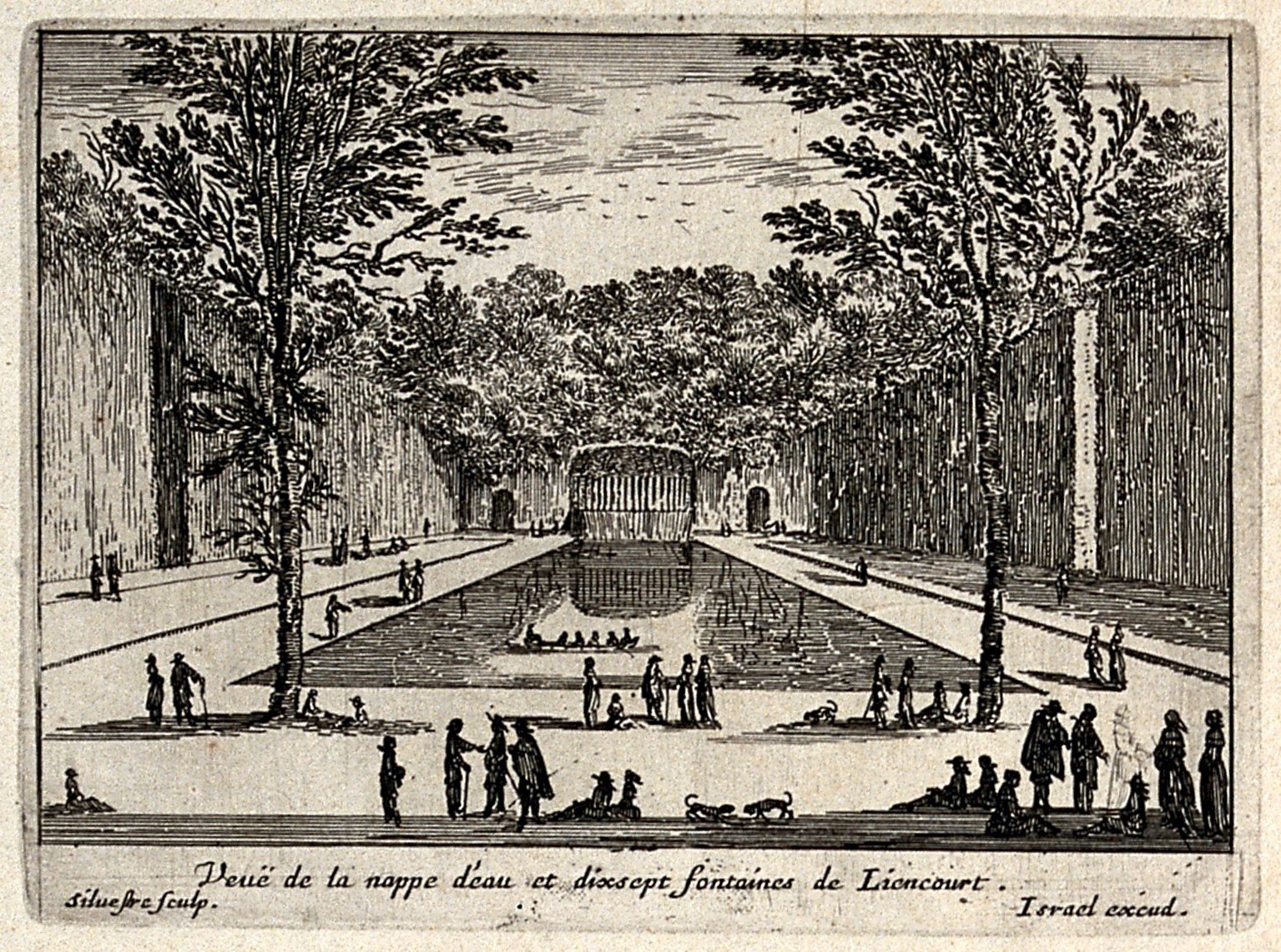 Israël Silvestre : Veuë de la nappe d