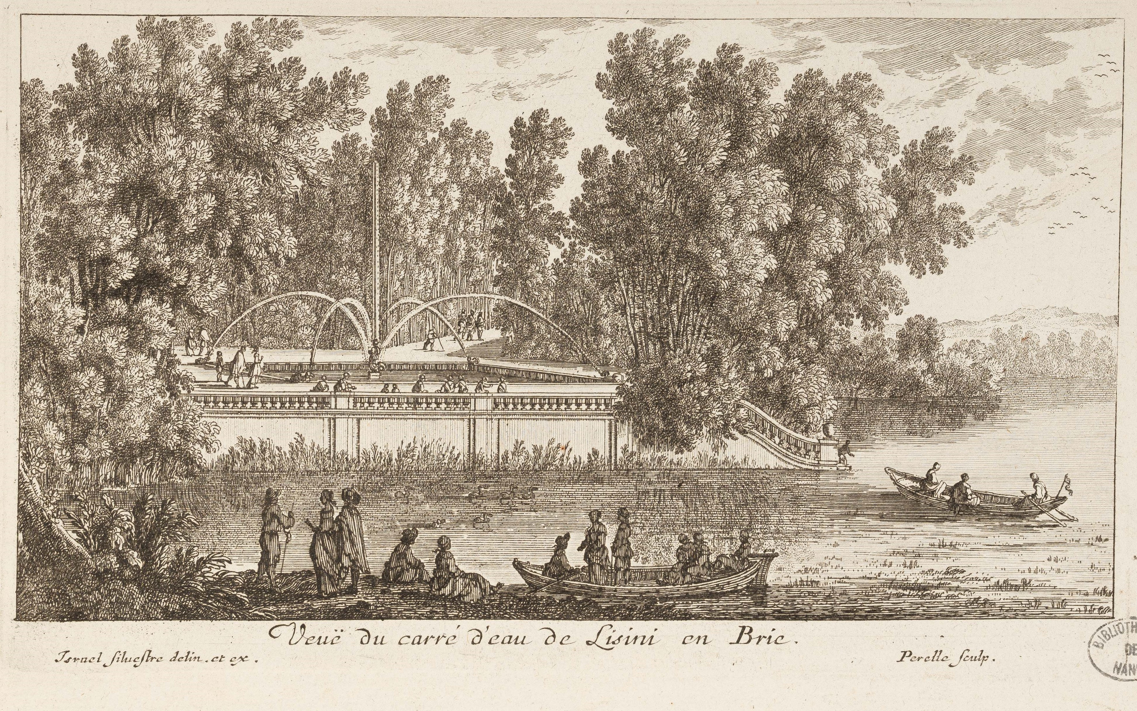 Israël Silvestre : Veuë du carré d