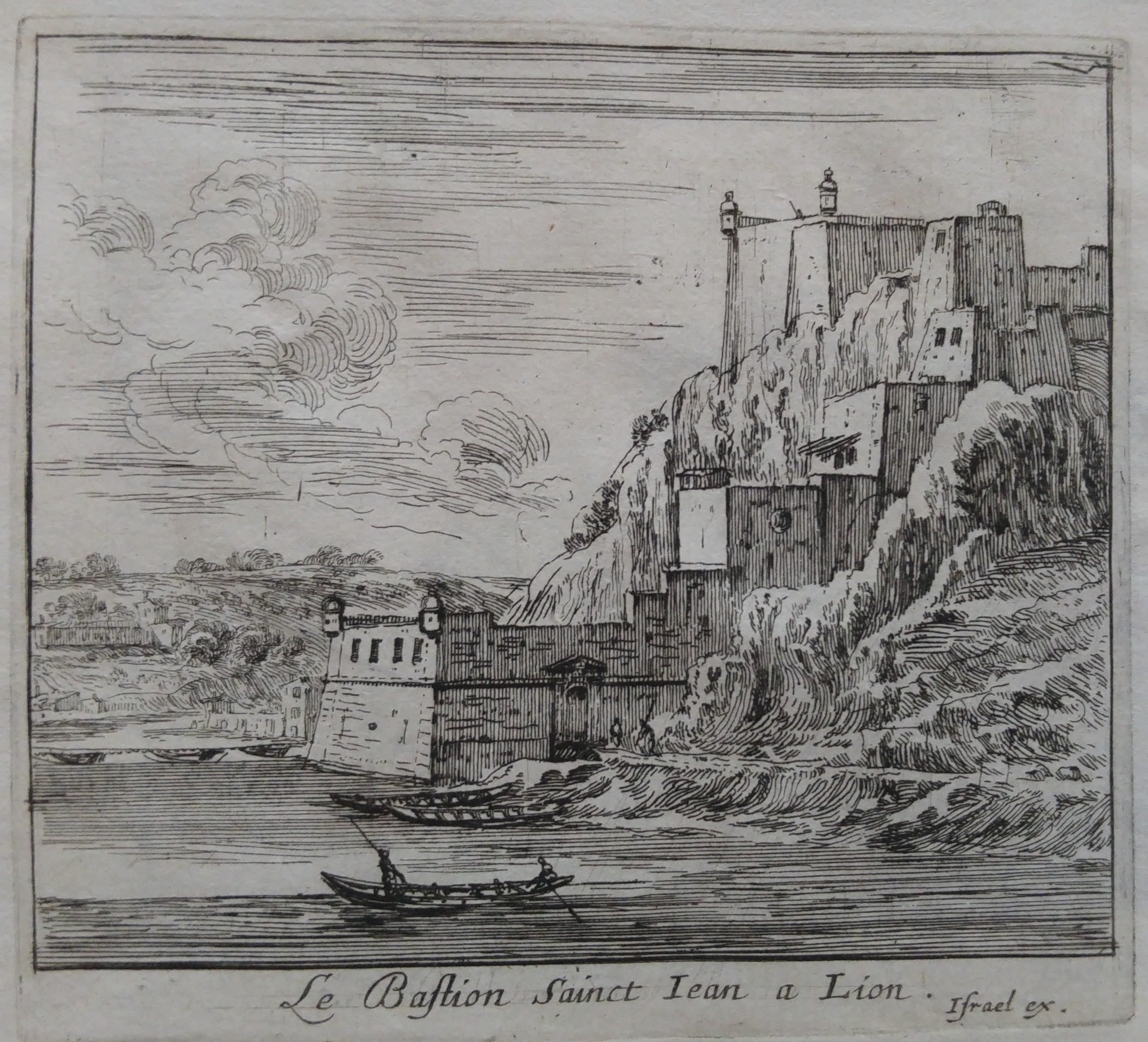 Israël Silvestre : Le Bastion Sainct Jean a Lion.