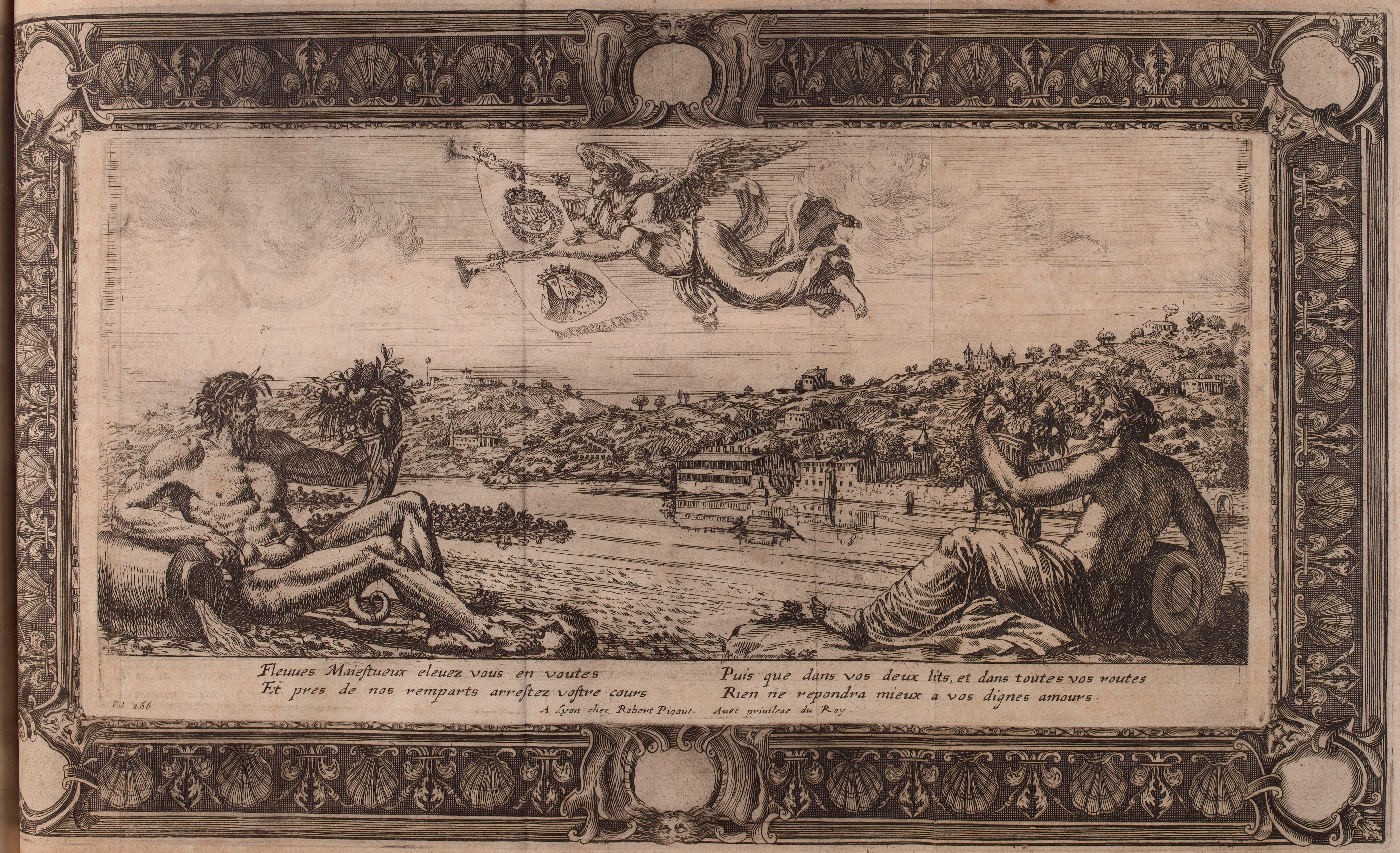 Israël Silvestre : Perspective de la ville de Lyon.