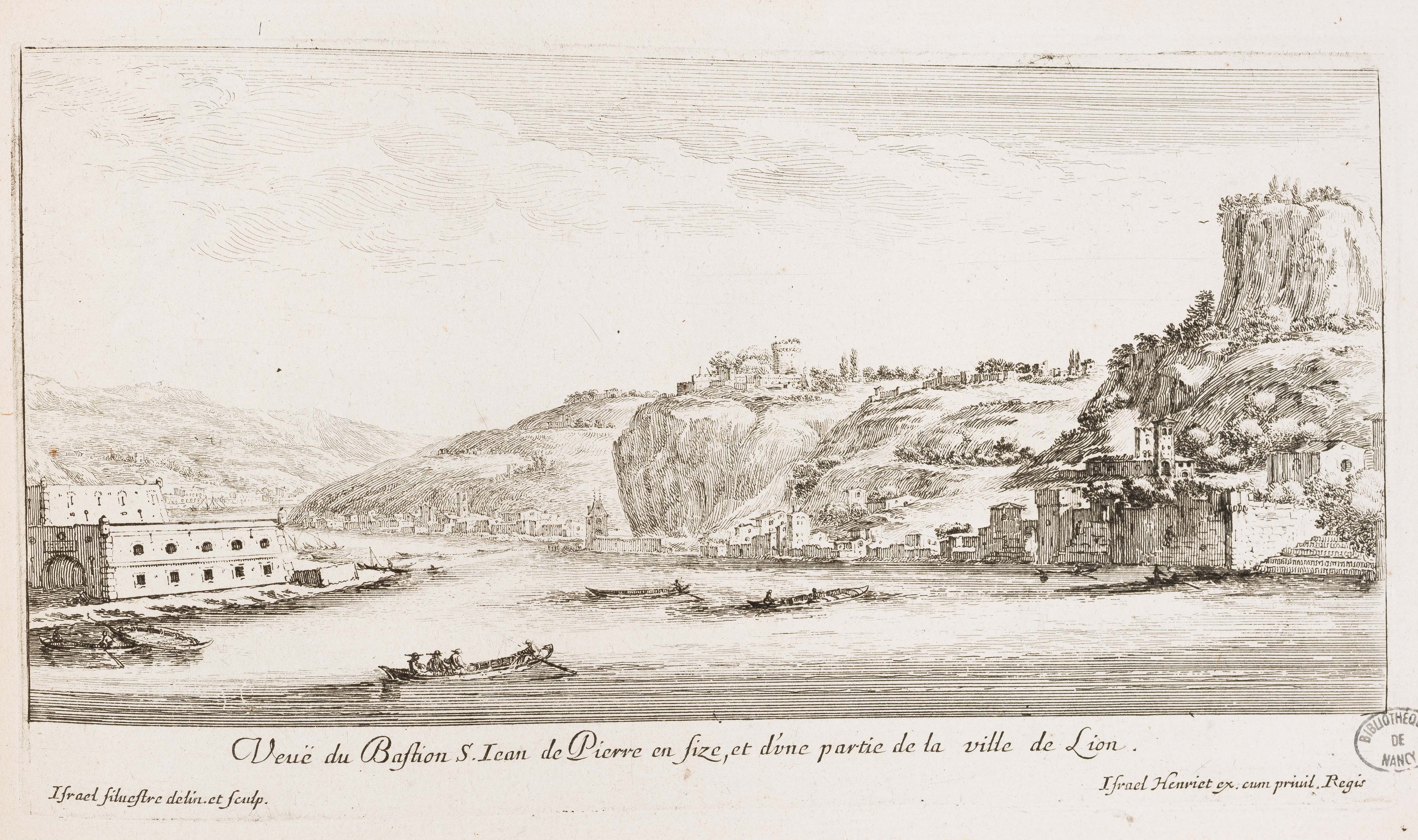 Israël Silvestre : Veuë du Bastion S. Jean de Pierre en size, et d