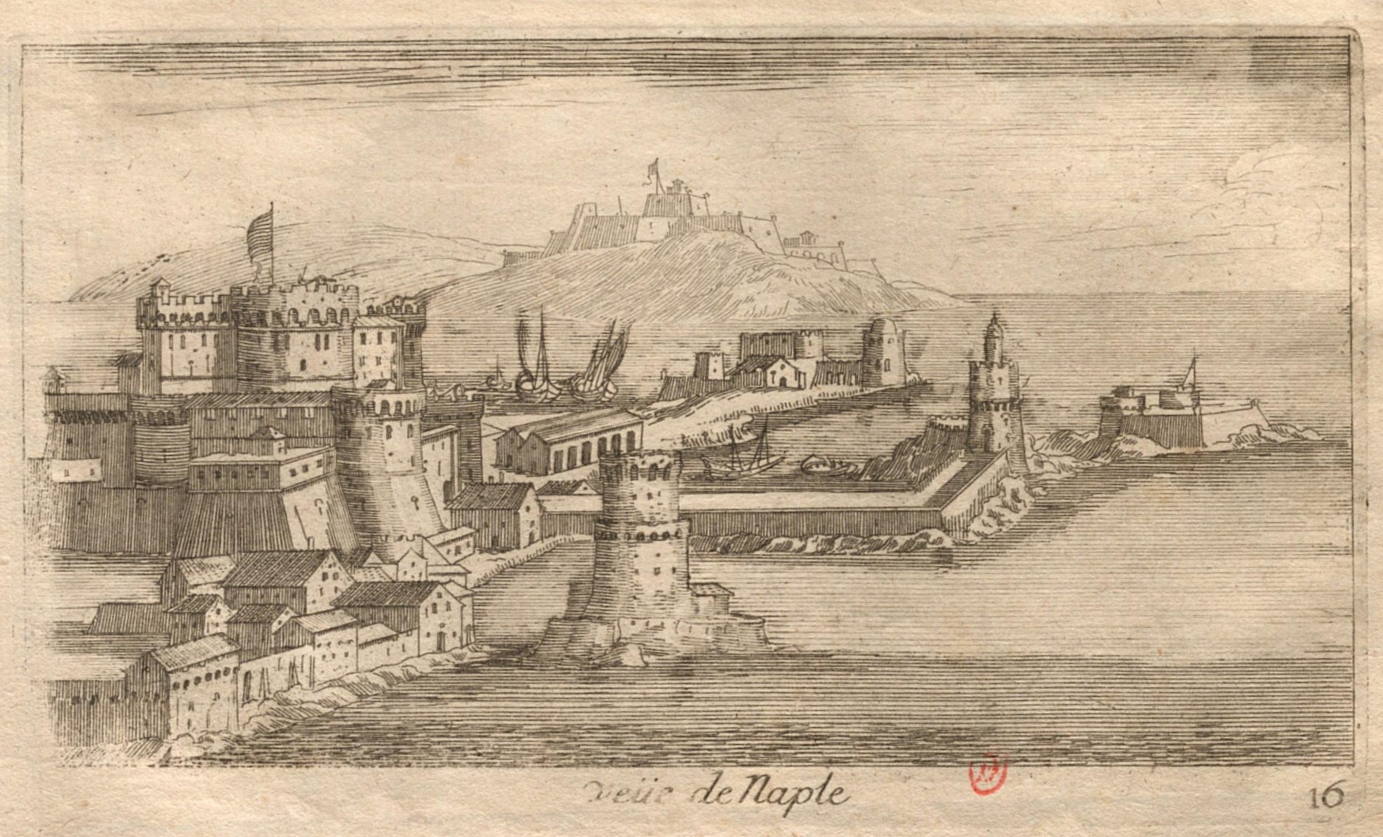 Israël Silvestre : Veüe de Naple.