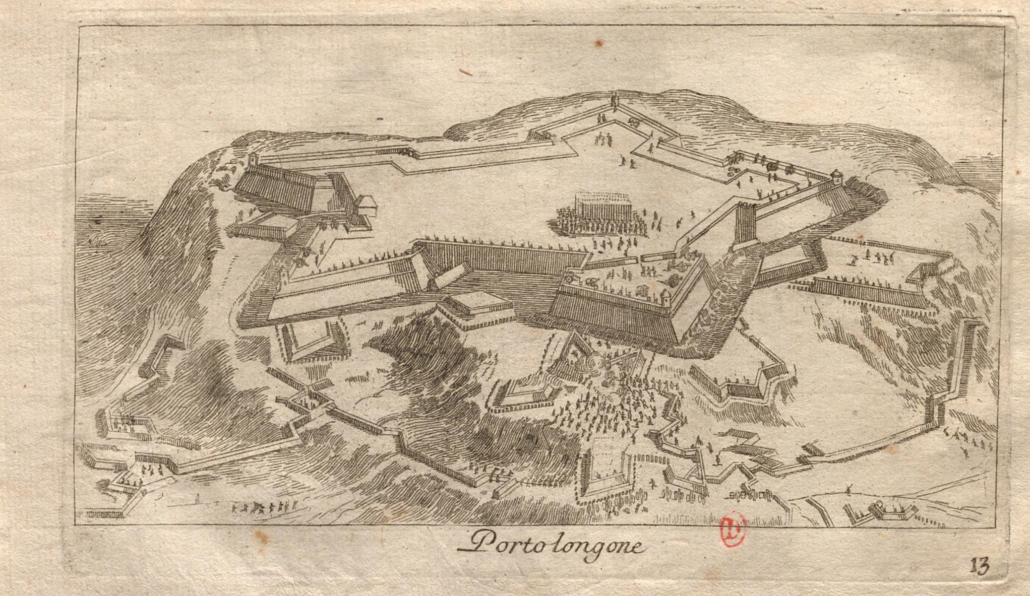 Israël Silvestre : Portolongone (dans l