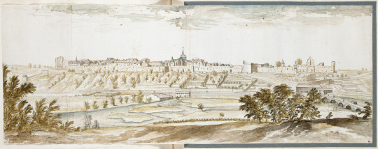 Israël Silvestre : Vue de Marville