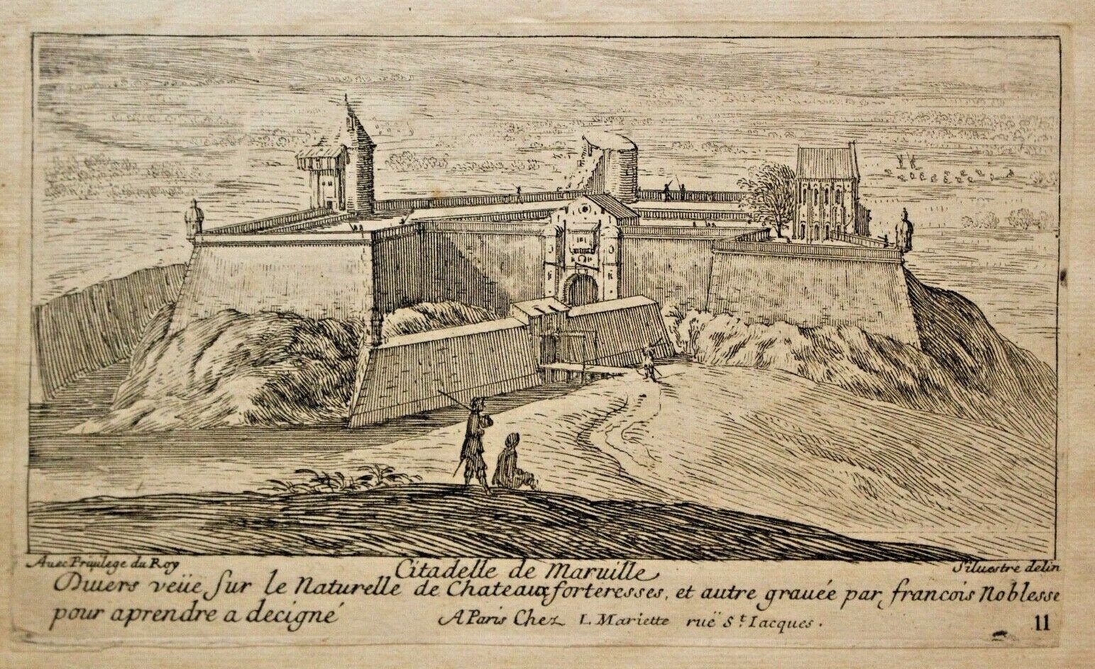 Israël Silvestre : Citadelle de Marville.