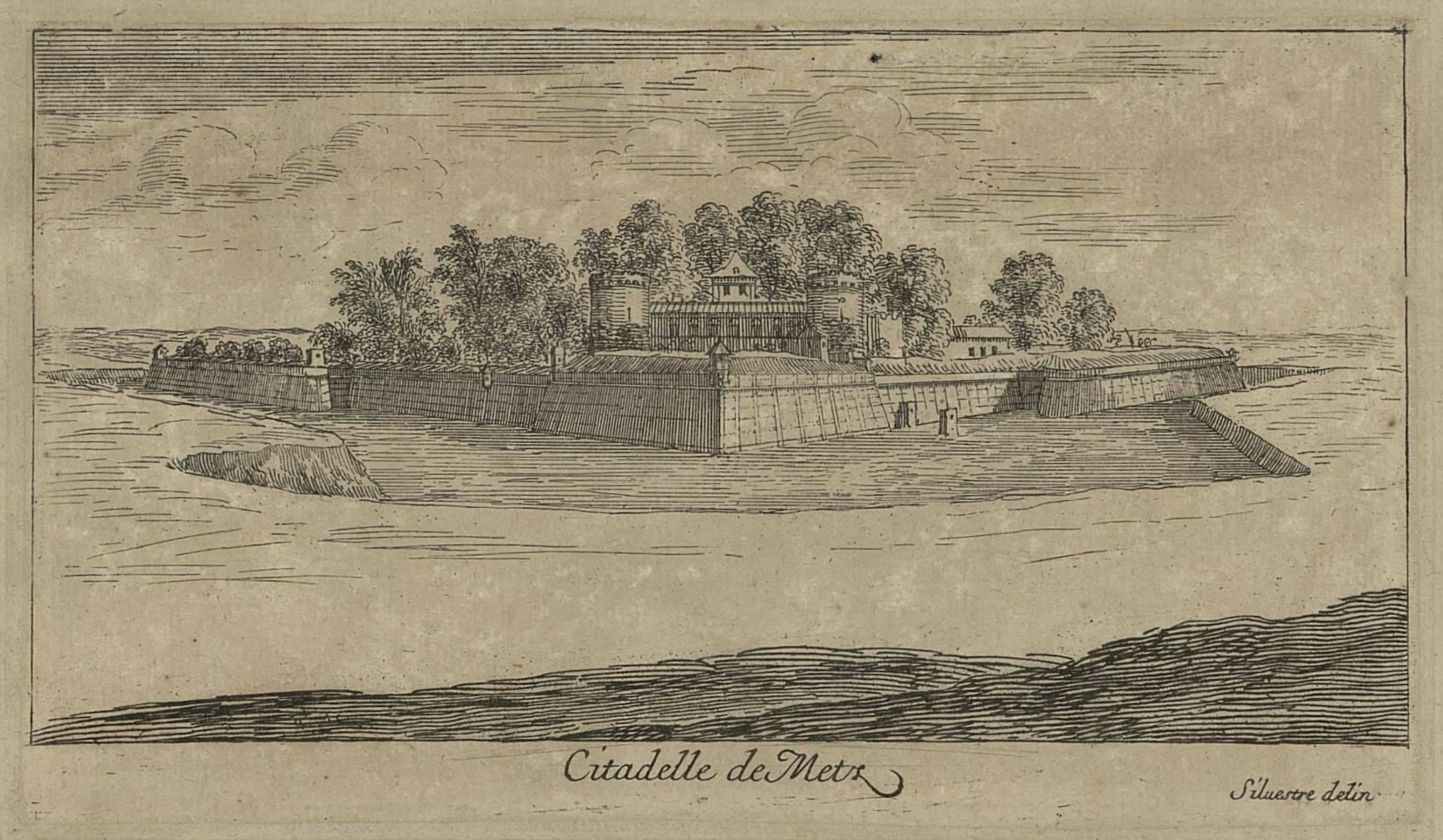 Israël Silvestre : Citadelle de Metz