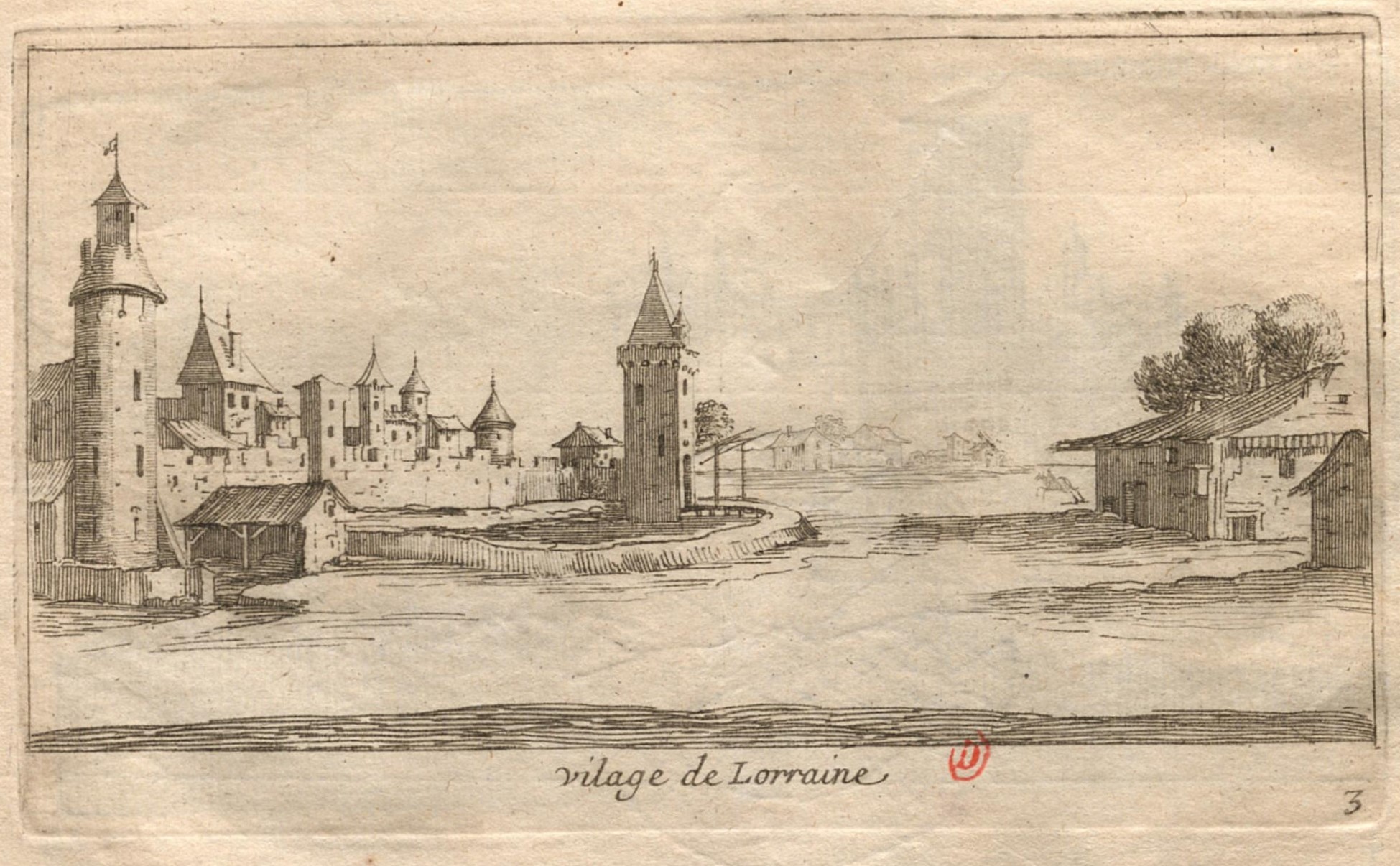 Israël Silvestre : Vilage de Lorraine