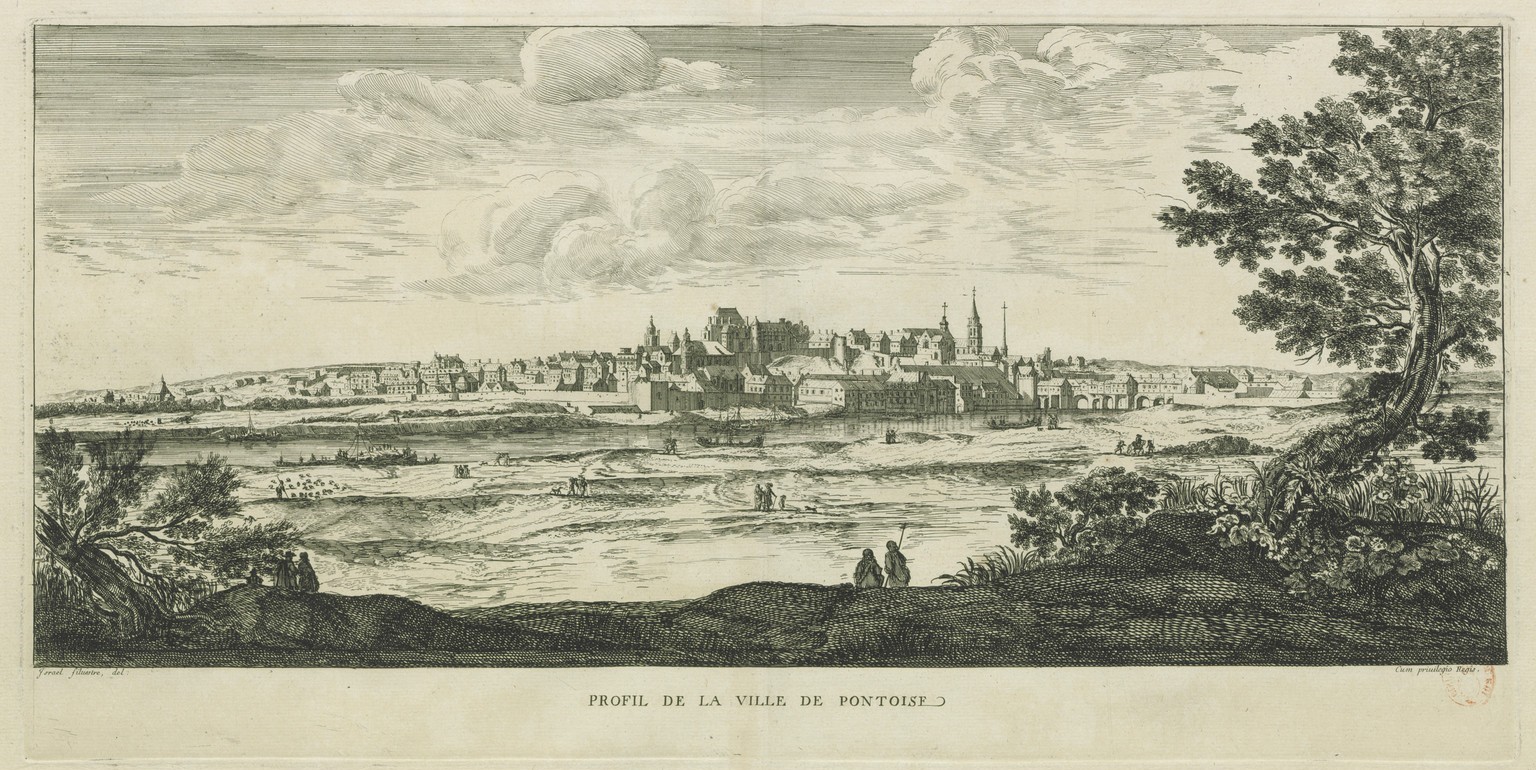 Israël Silvestre : Profil de la ville de Pontoise.