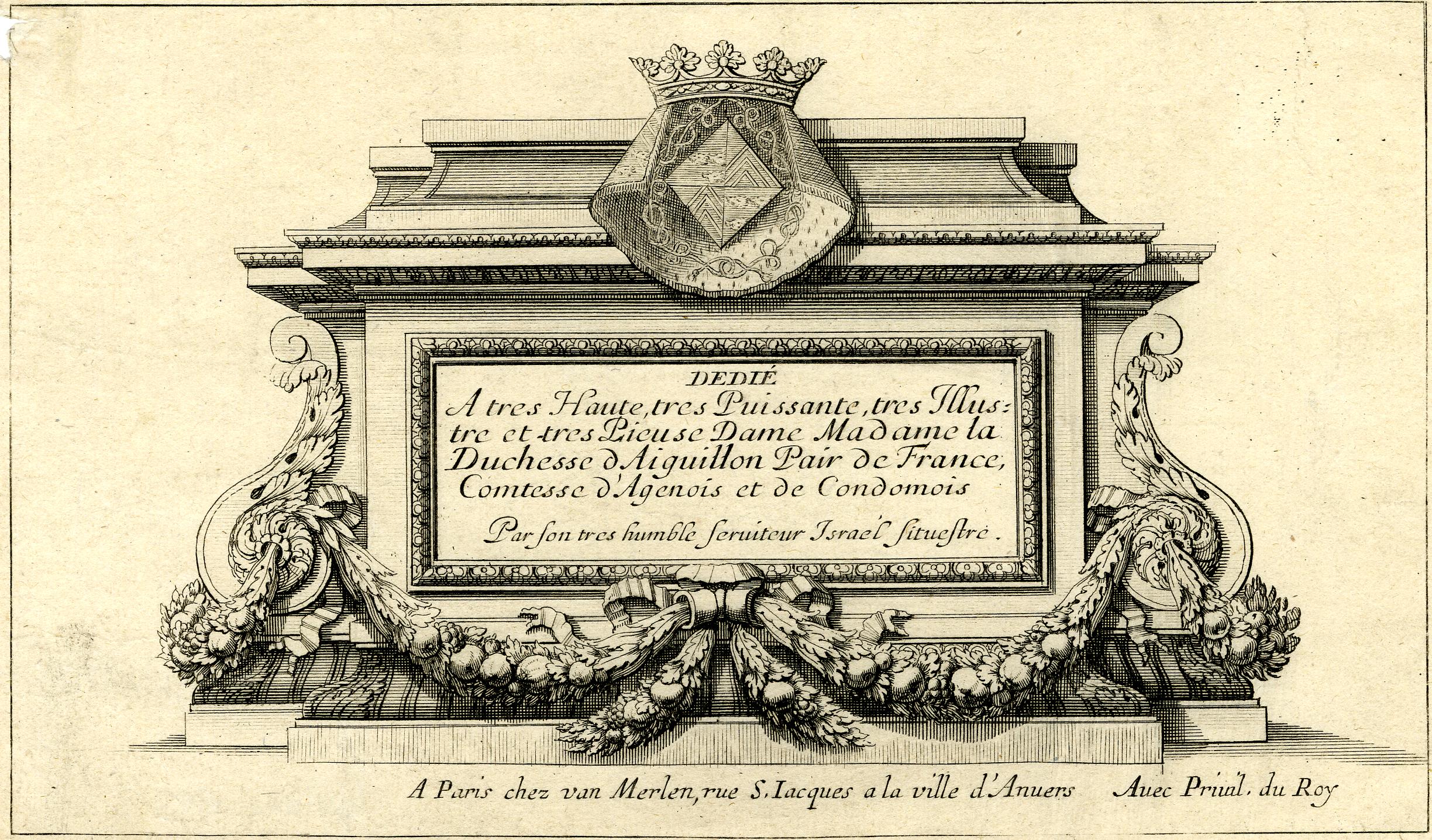 Israël Silvestre : Titre.