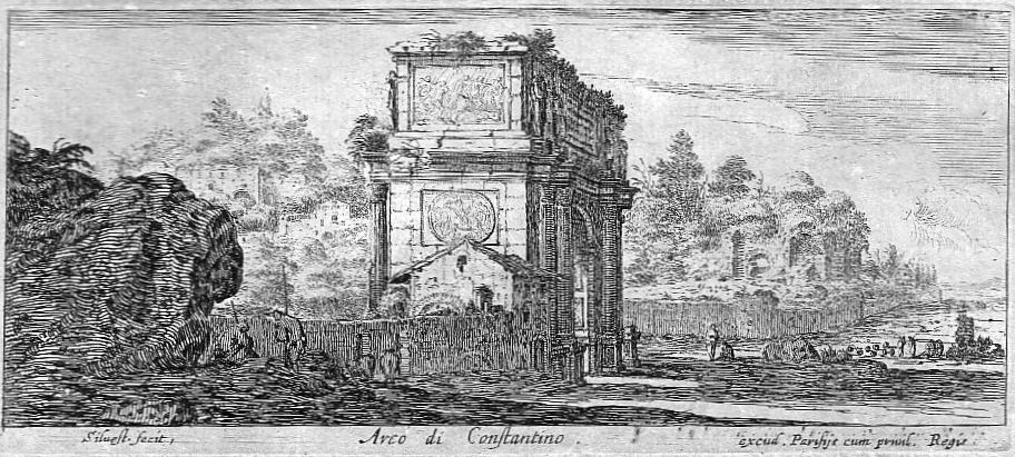 Israël Silvestre : Arco di Constantino. 