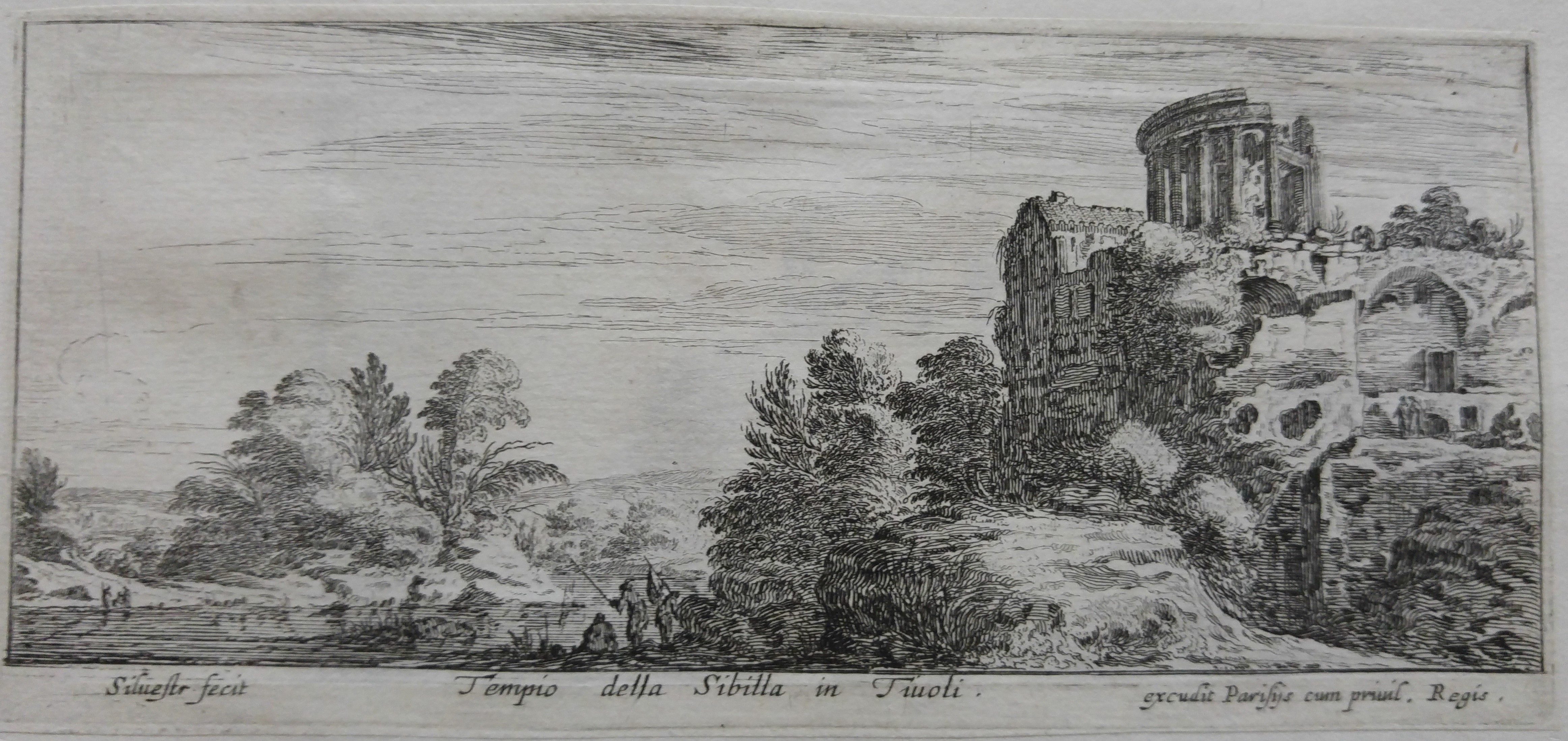 Israël Silvestre : Tempio della Sibilla in Tiuoli.