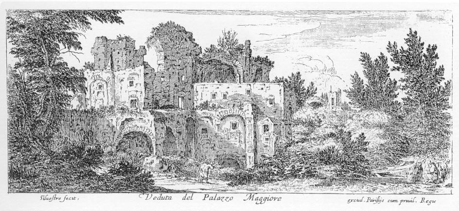Israël Silvestre : Veduta dei Palazzo Maggiore.