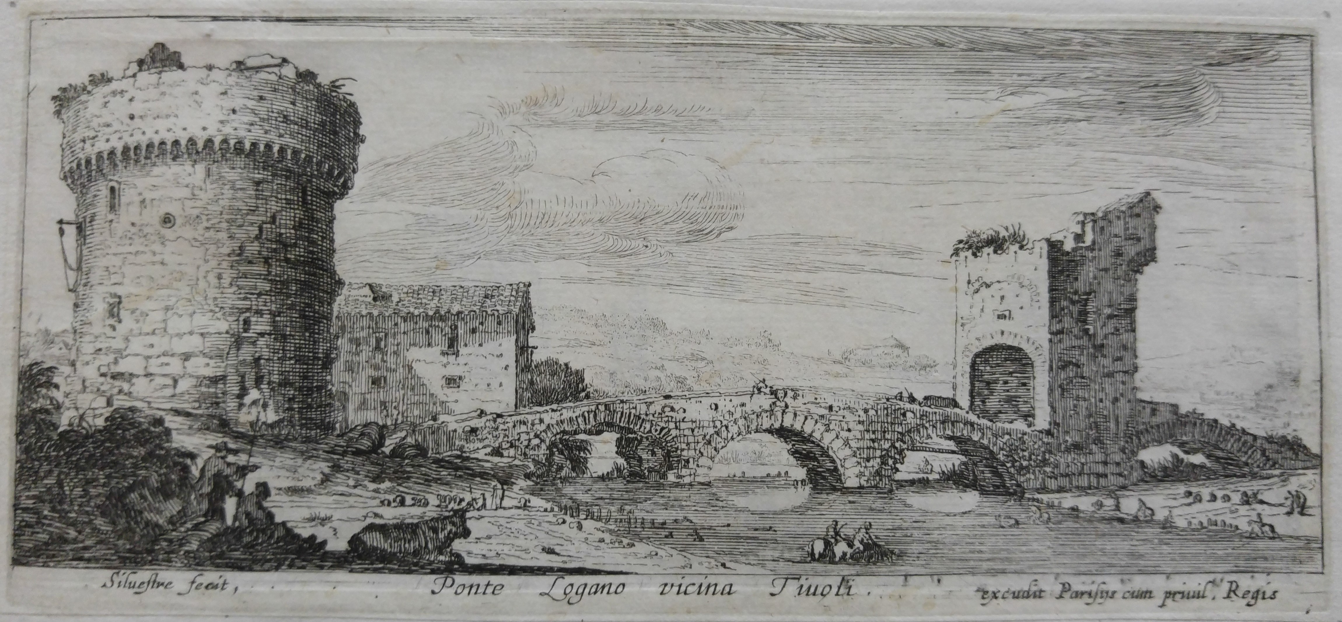 Israël Silvestre : Ponte logano viccina Tivoli.