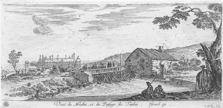 Israël Silvestre : Veuë du Moulin, et du Paisage de Tanlai.