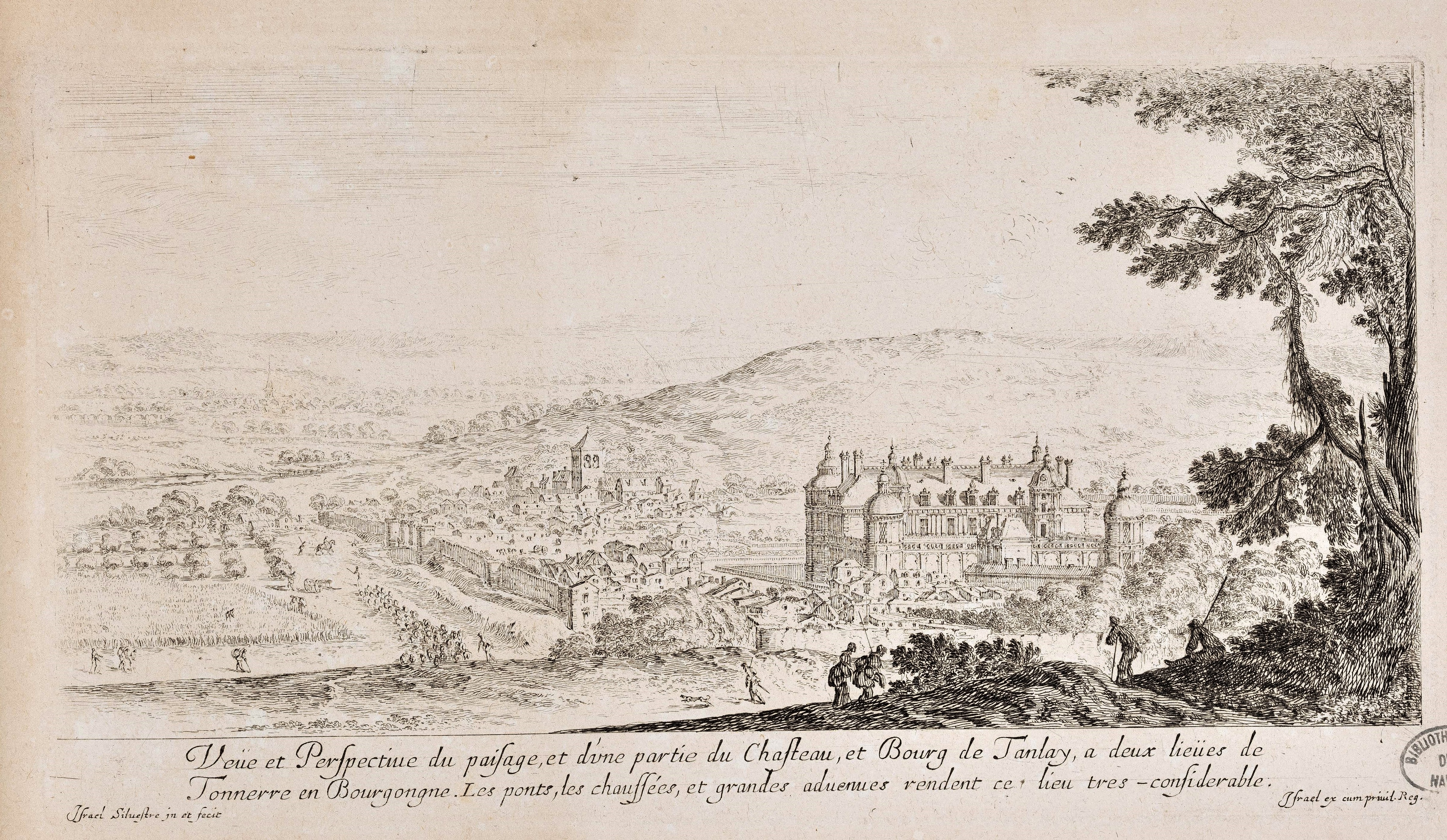 Israël Silvestre : Veüe et Perspective du paisage, et d