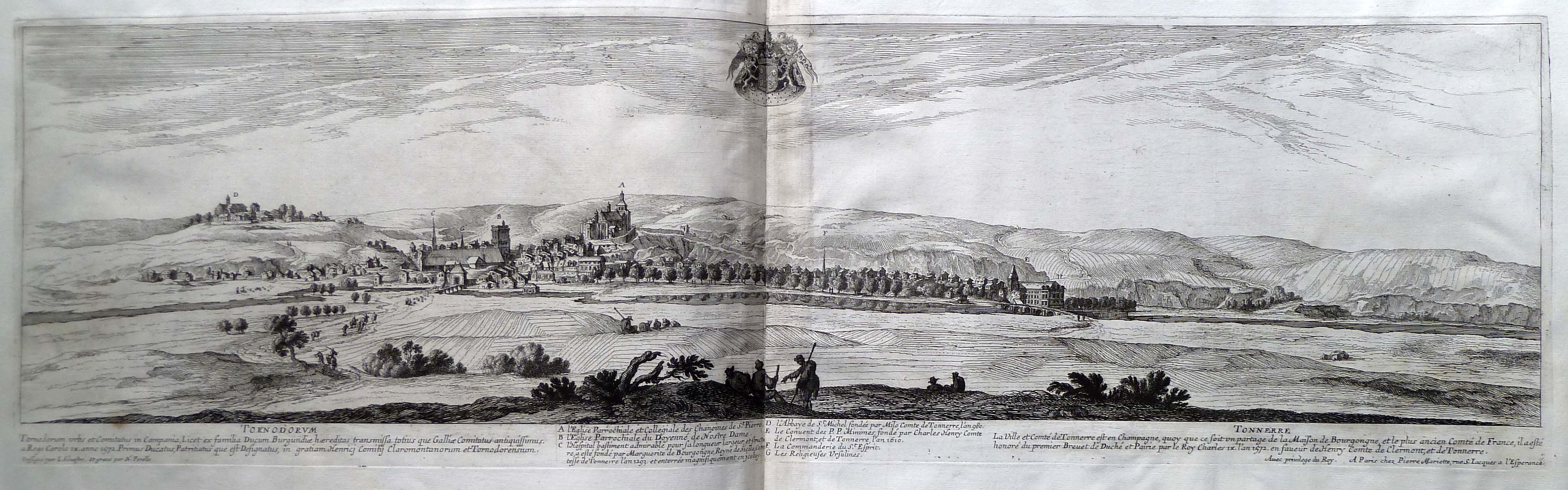 Israël Silvestre : La Ville et Comté de Tonnerre.