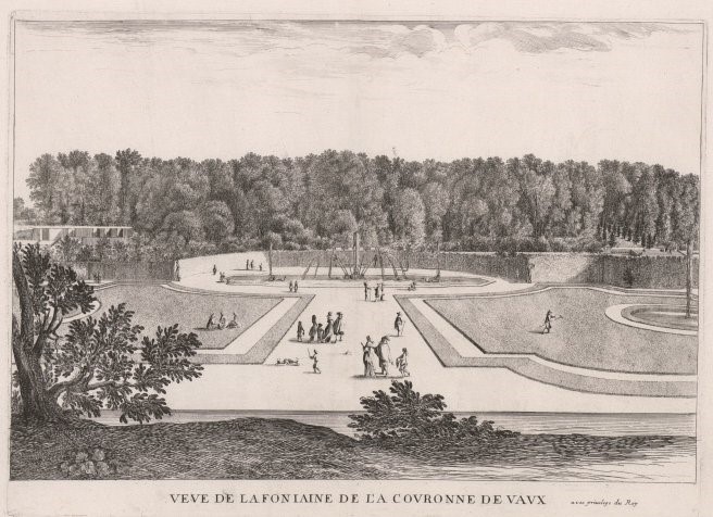 Israël Silvestre : Veve de la fontaine de la covronne de Vavx.