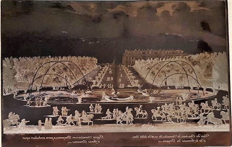 Israël Silvestre : Veüe du Chasteau de Versailles, du costé de l