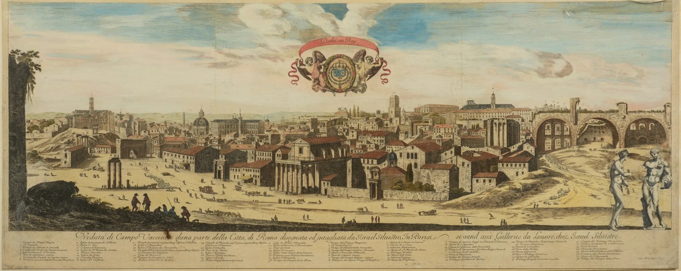 Israël Silvestre : Veduta di Campo Vaccino, e d