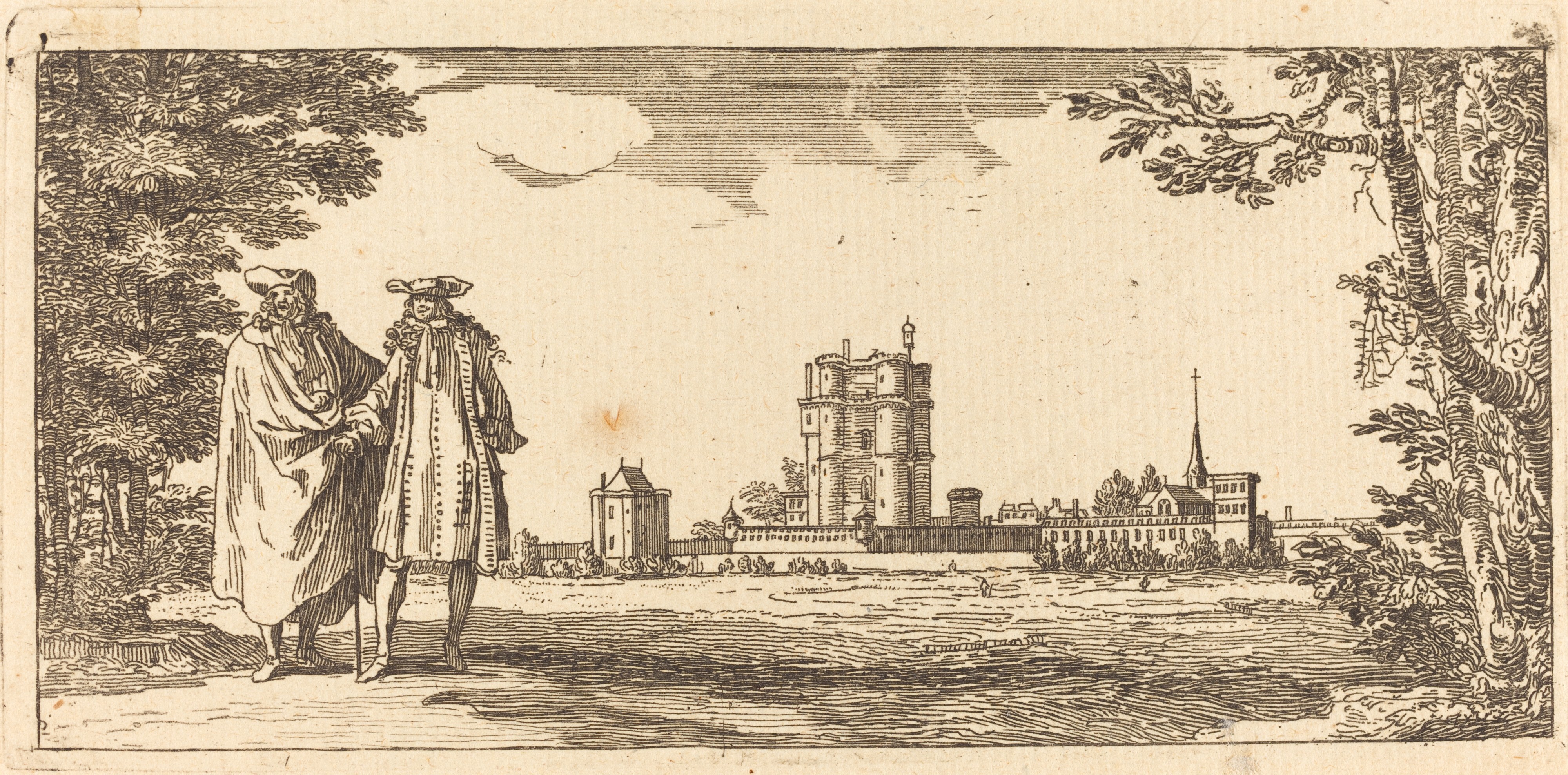 Israël Silvestre : Autre vue de Vincennes