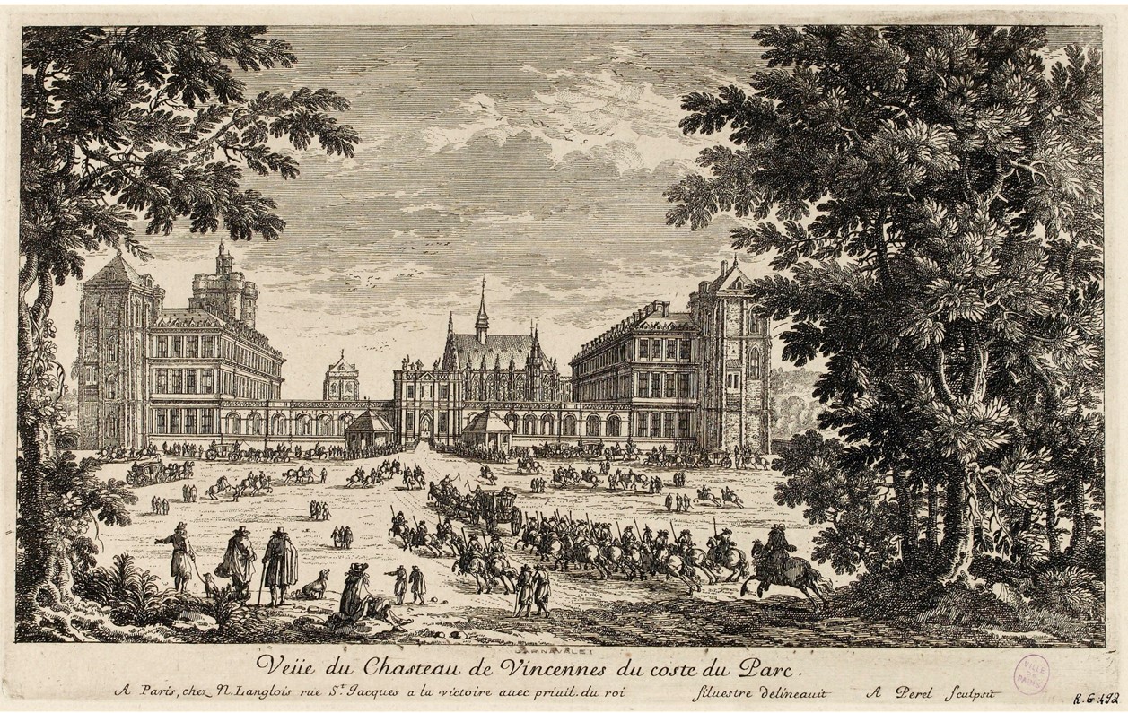 Israël Silvestre : Veüe du Chasteau de Vincennes du costé du Parc.