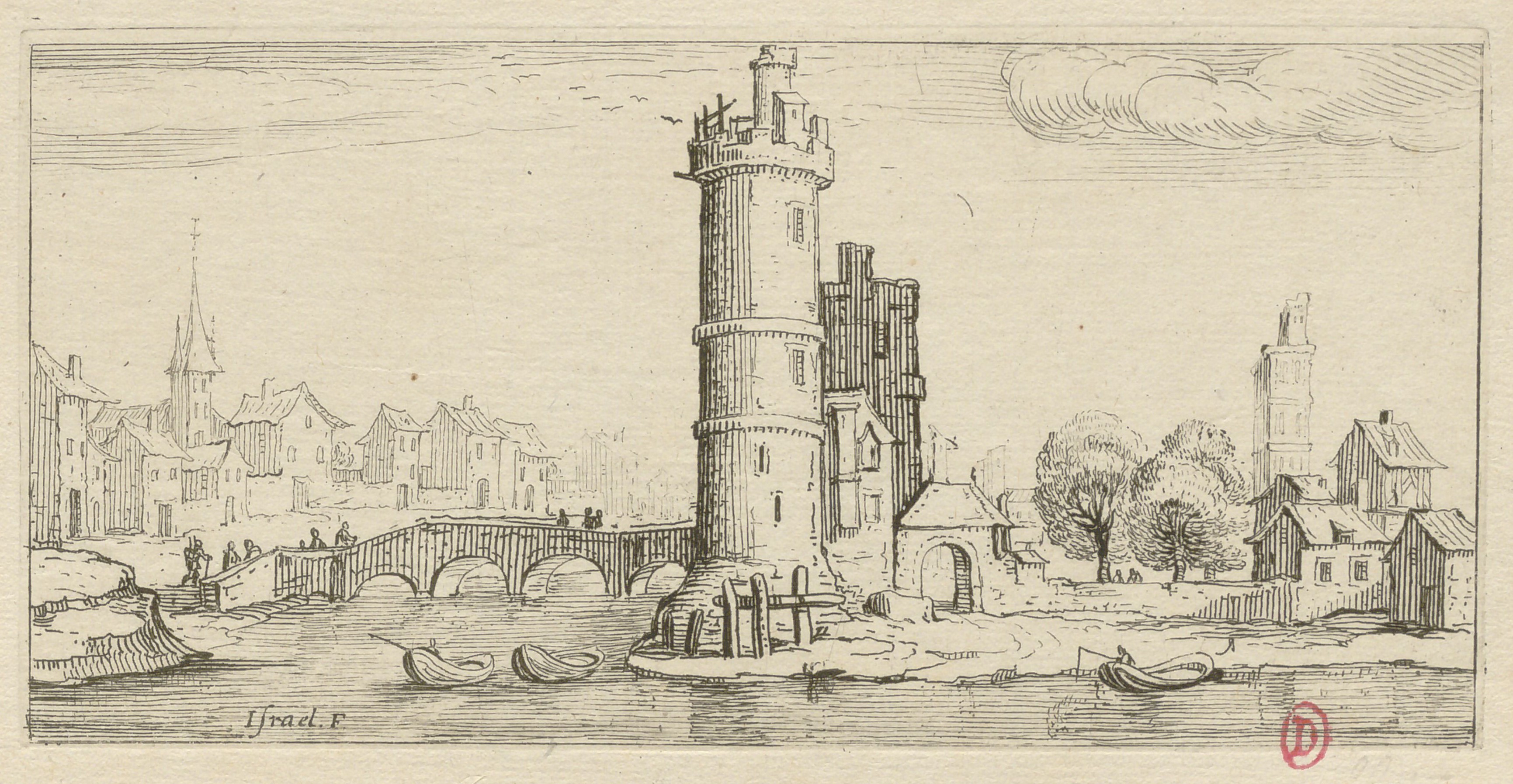 Israël Silvestre : PORTE DE NESLES