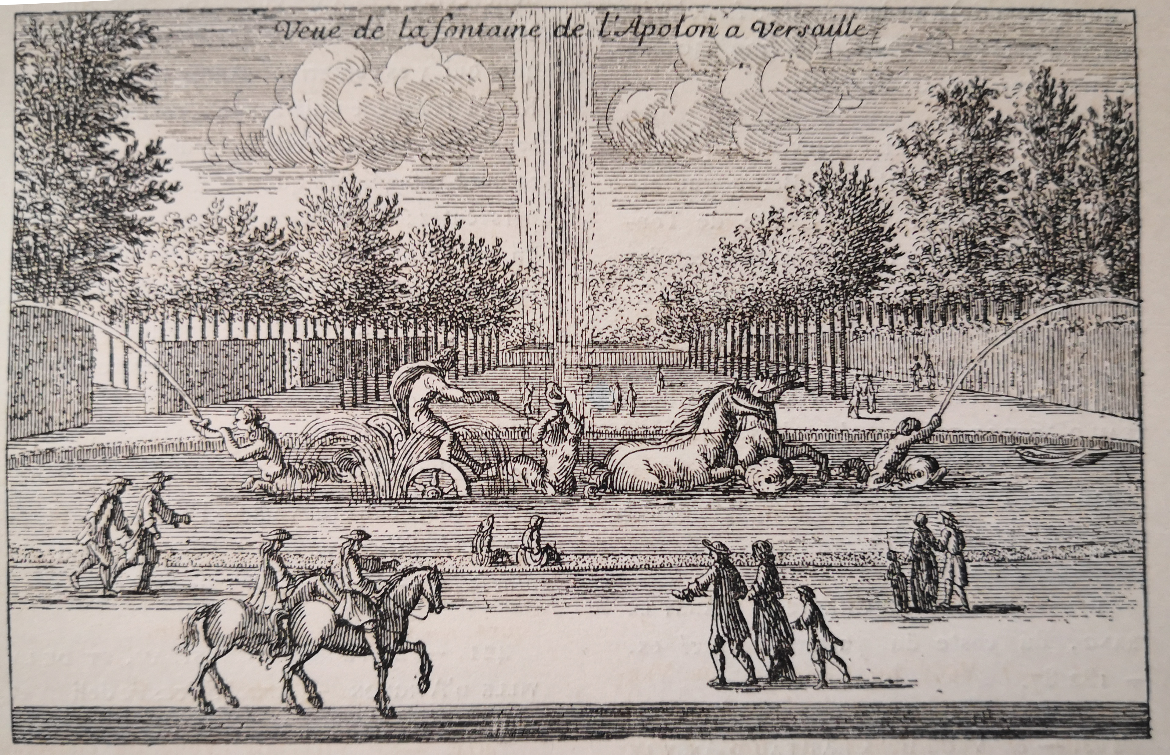 Israël Silvestre : Veue de la fontaine de l