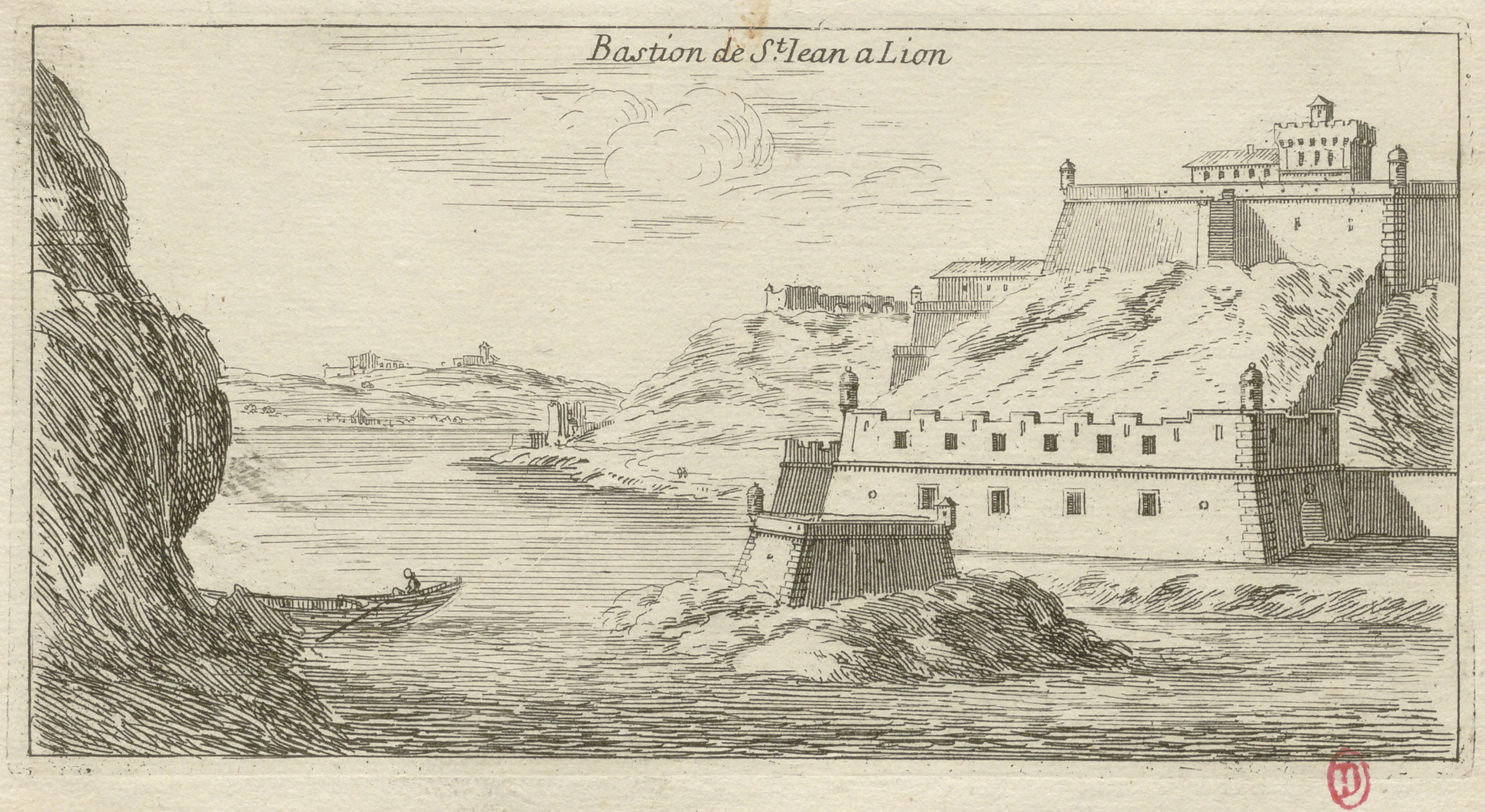 Israël Silvestre : Bastion de St Iean à Lyon