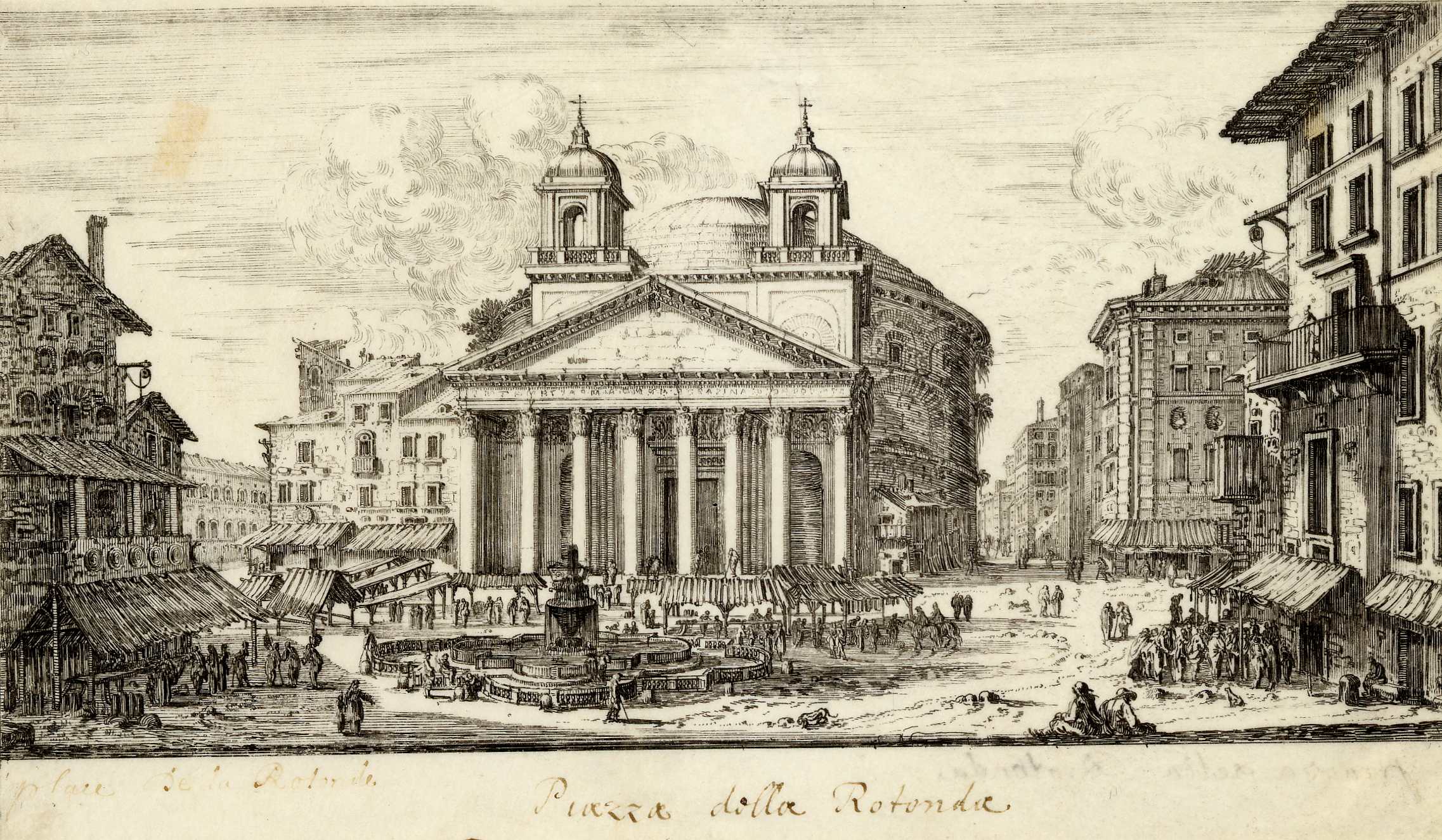 Israël Silvestre : Piazza della Rotonda.