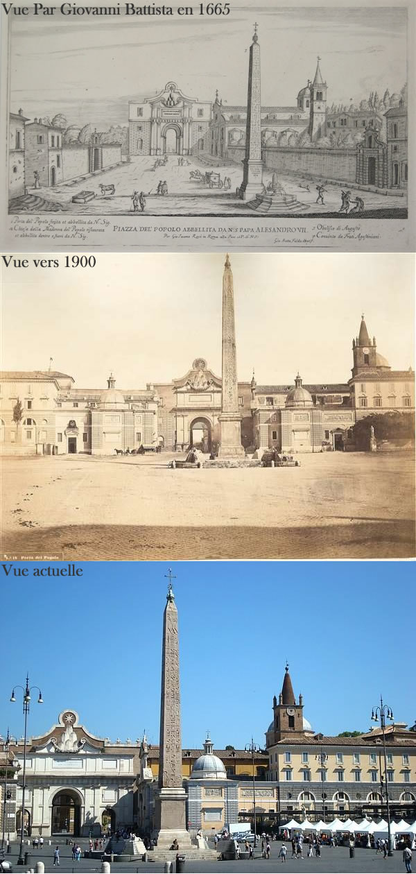 Israël Silvestre : Piazza della Madono delle Popolo.
