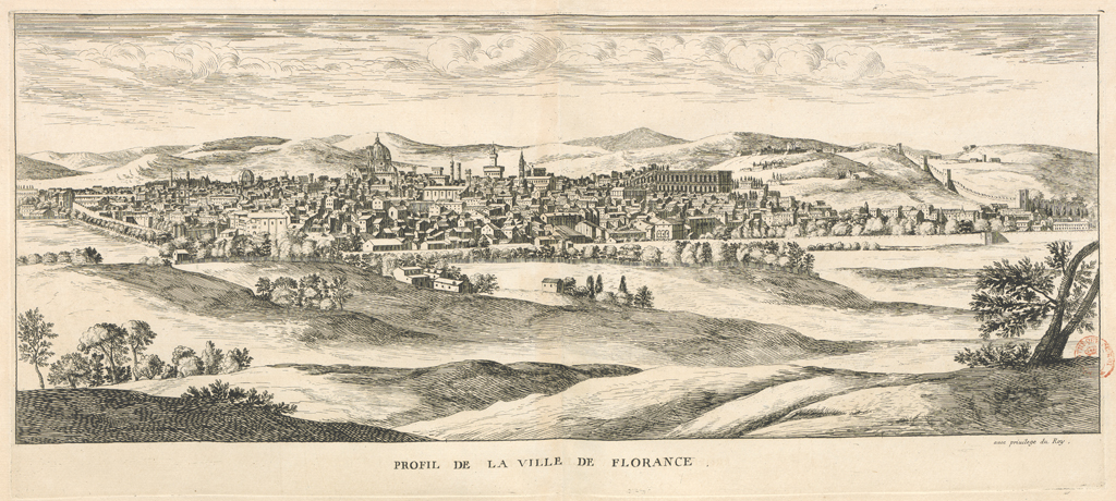 Israël Silvestre : Profil de la ville de Florance.