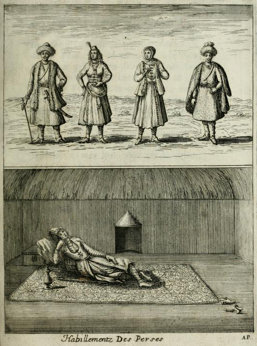Israël Silvestre : Habillementz des Perses.