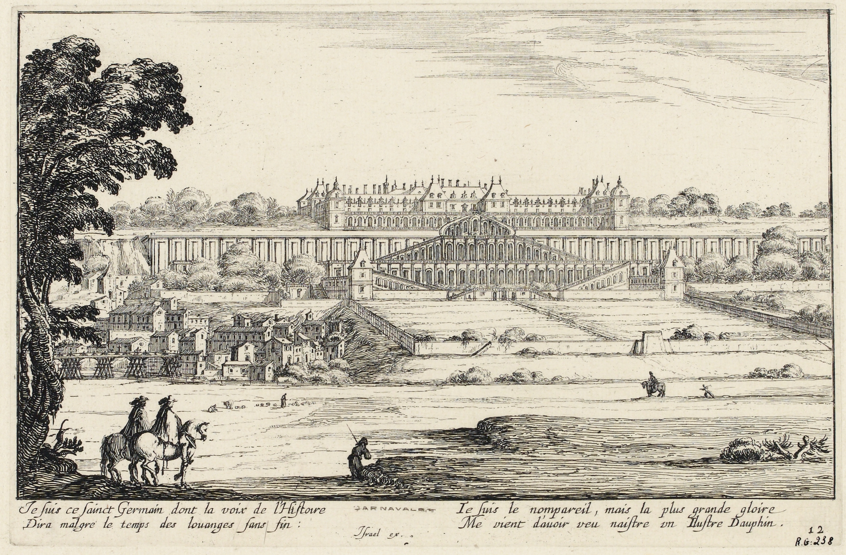 Israël Silvestre : Saint Germain en Laye.