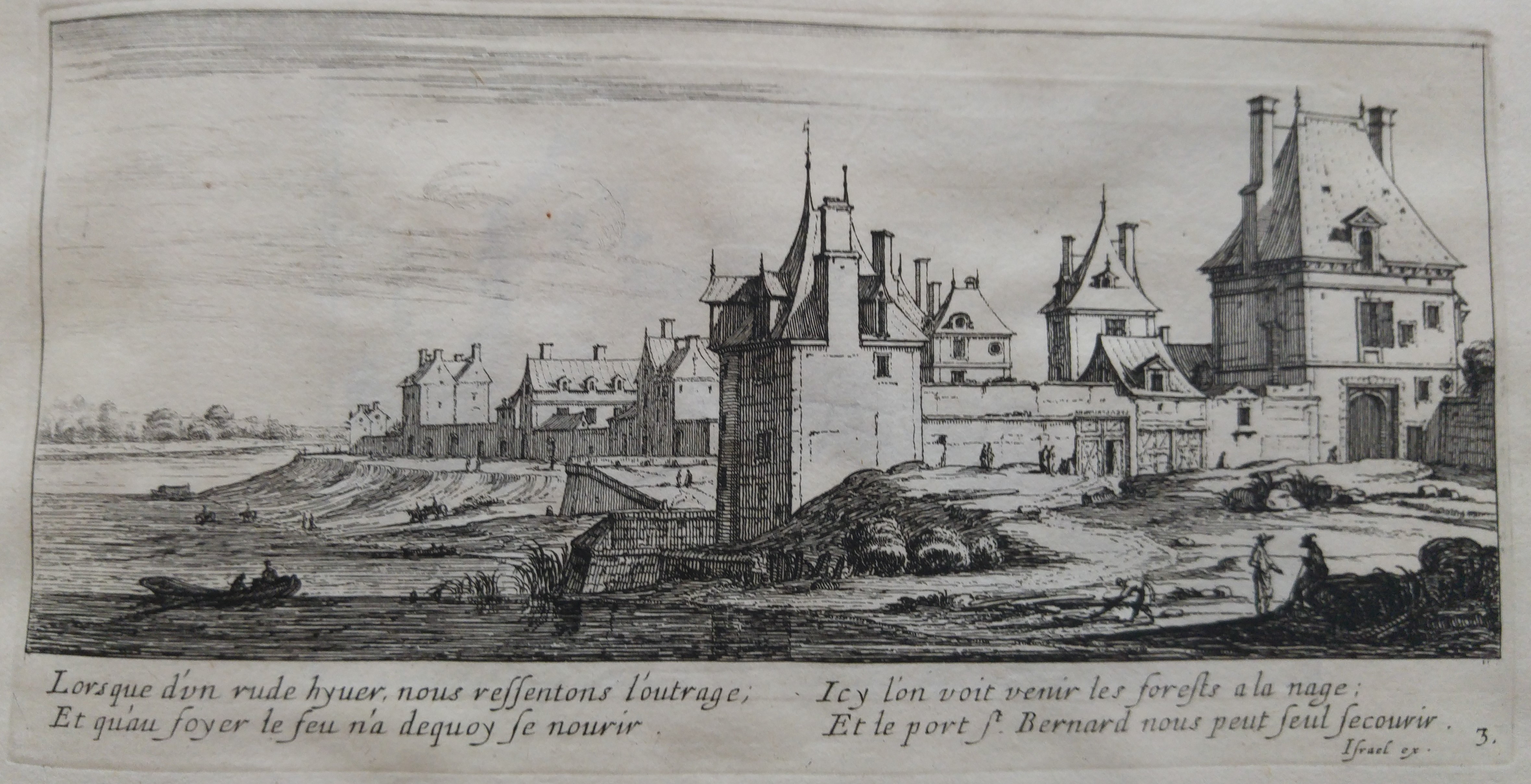 Israël Silvestre : Porte de St. Bernard. (Avant qu