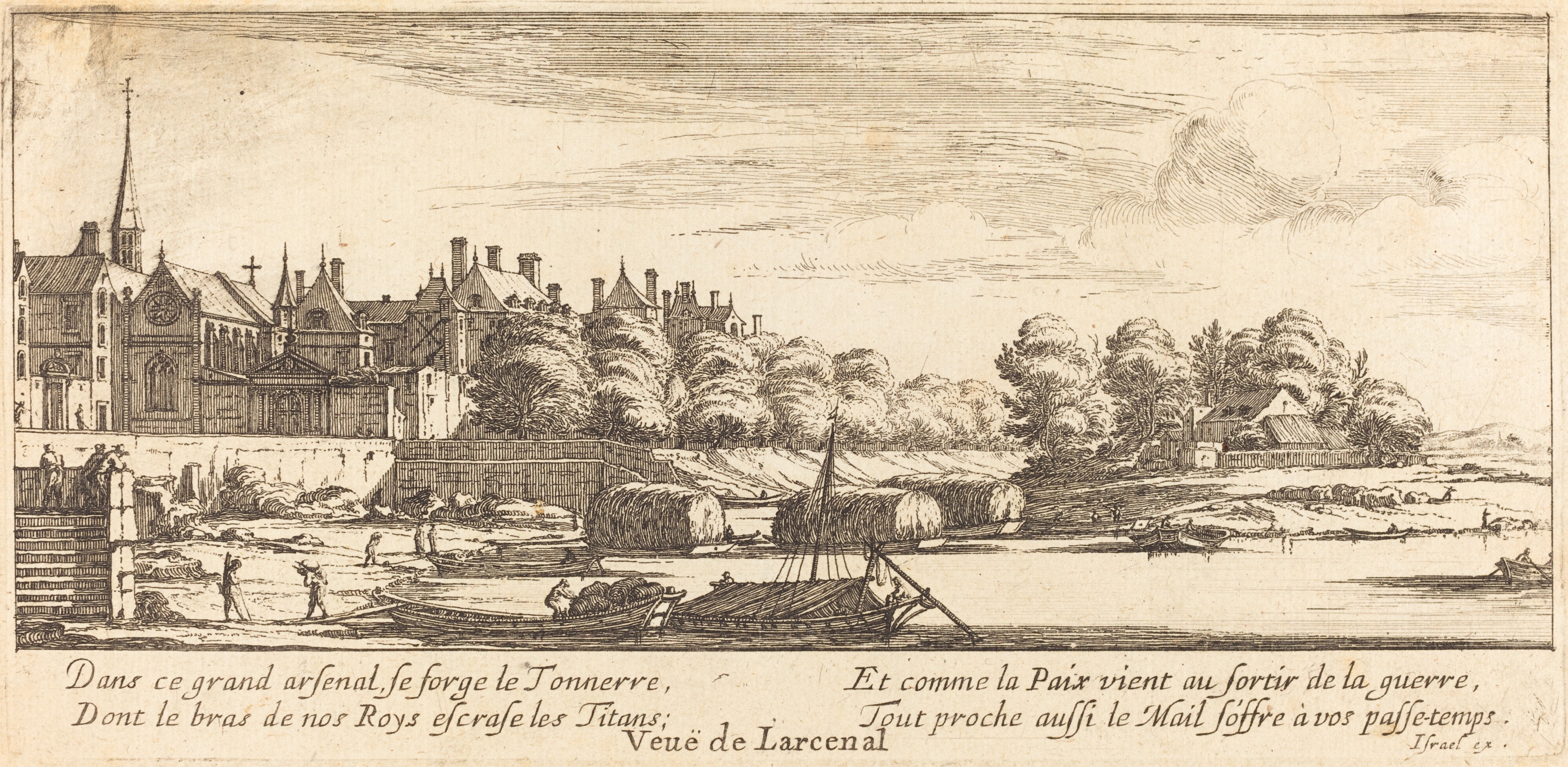 Israël Silvestre : Veuë de Larcenal.