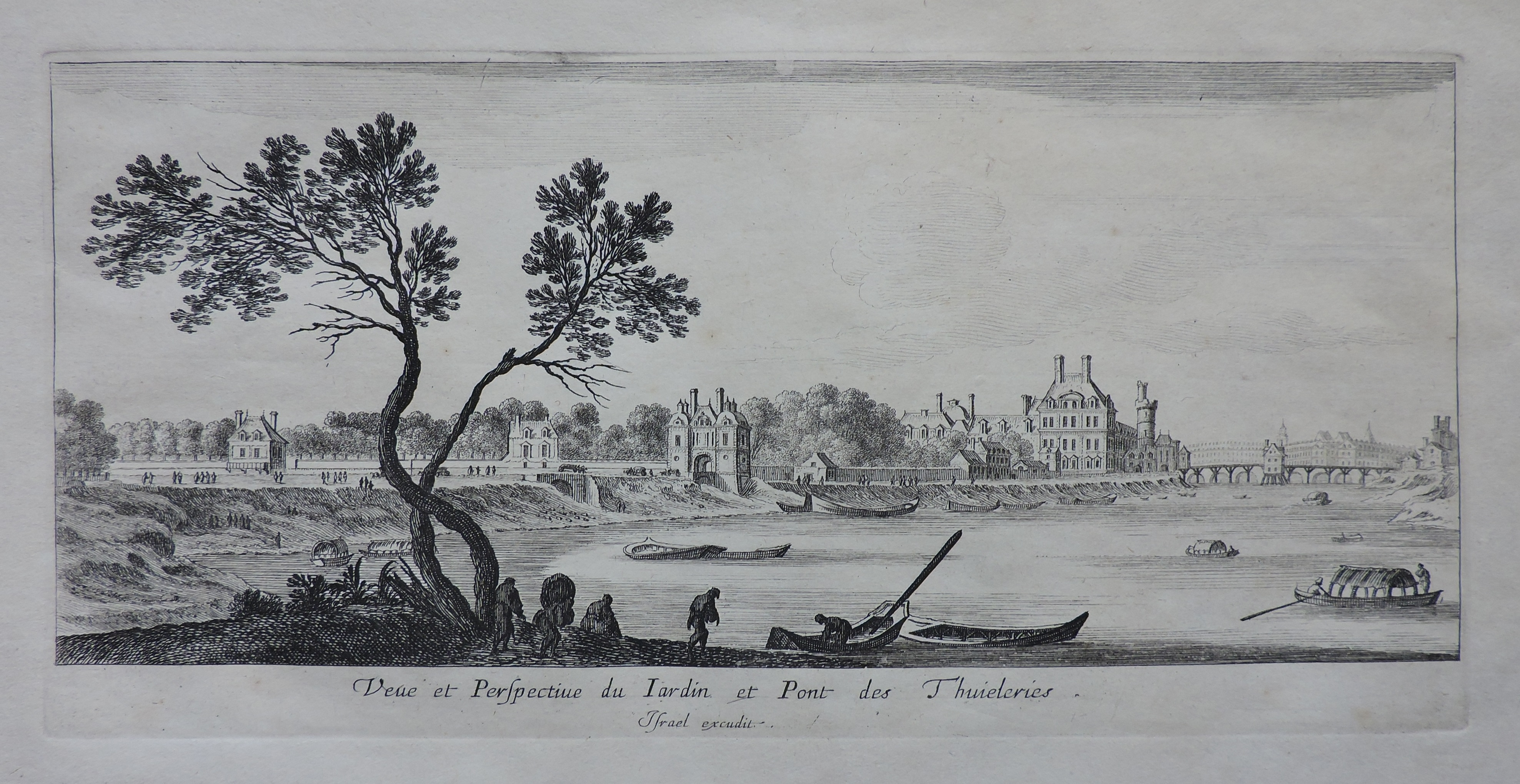 Israël Silvestre : Veue et Perspective du Jardin et Pont des Thuieleries